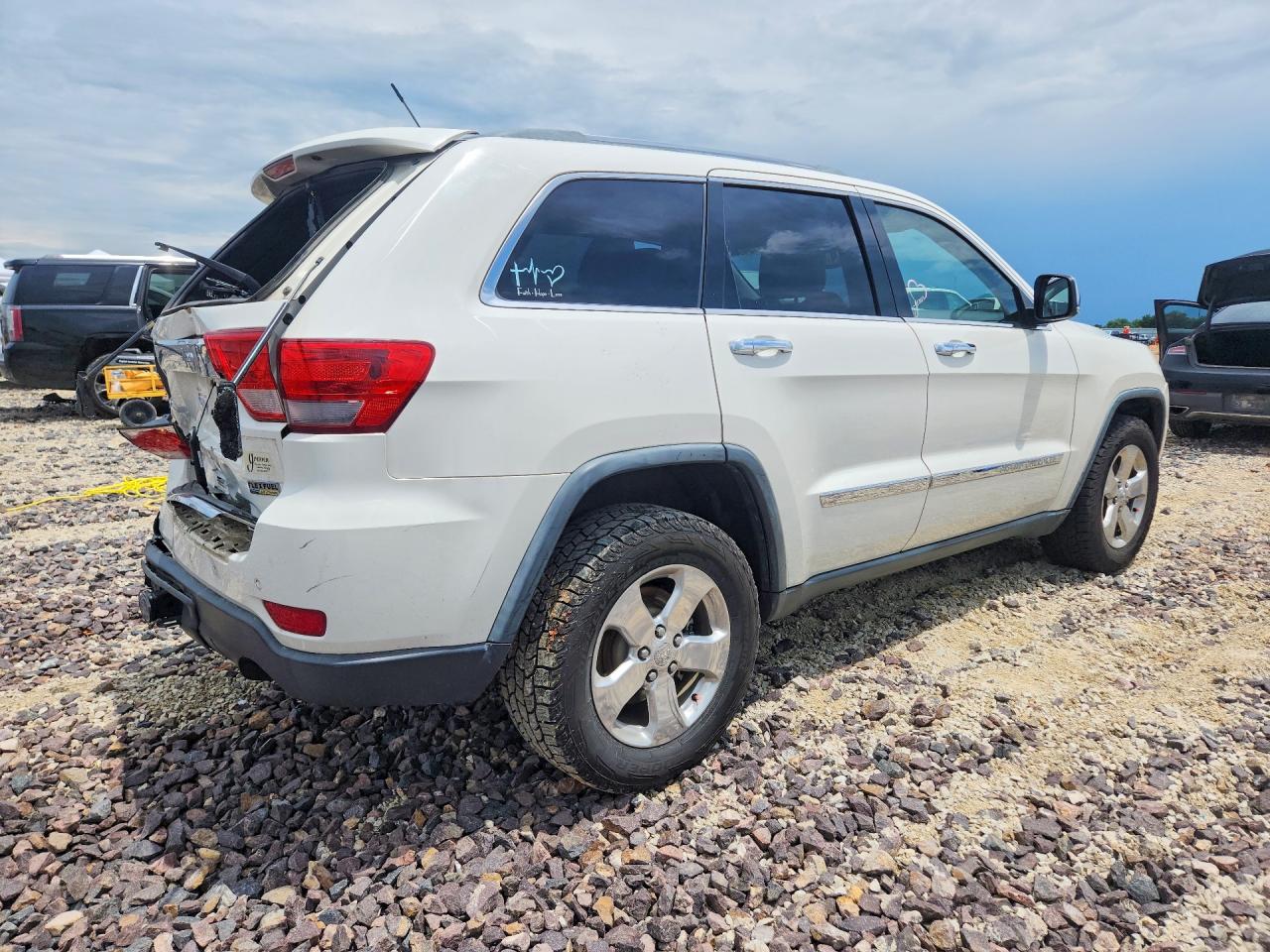 2012 Jeep Grand Cherokee Limited Белый vin: 1C4RJFBG8CC153777