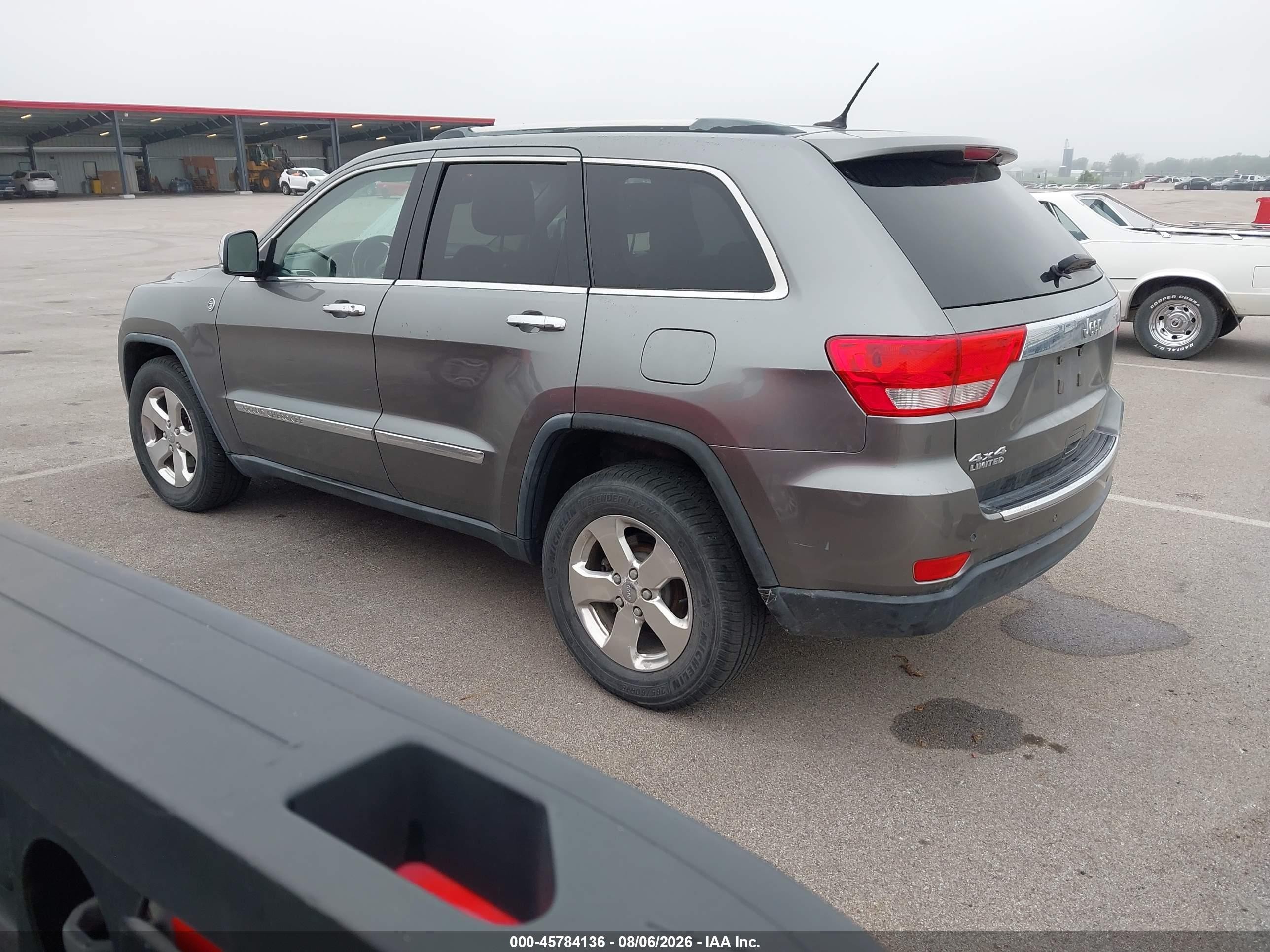 2012 Jeep Grand Cherokee Limited Gray vin: 1C4RJFBG8CC212133