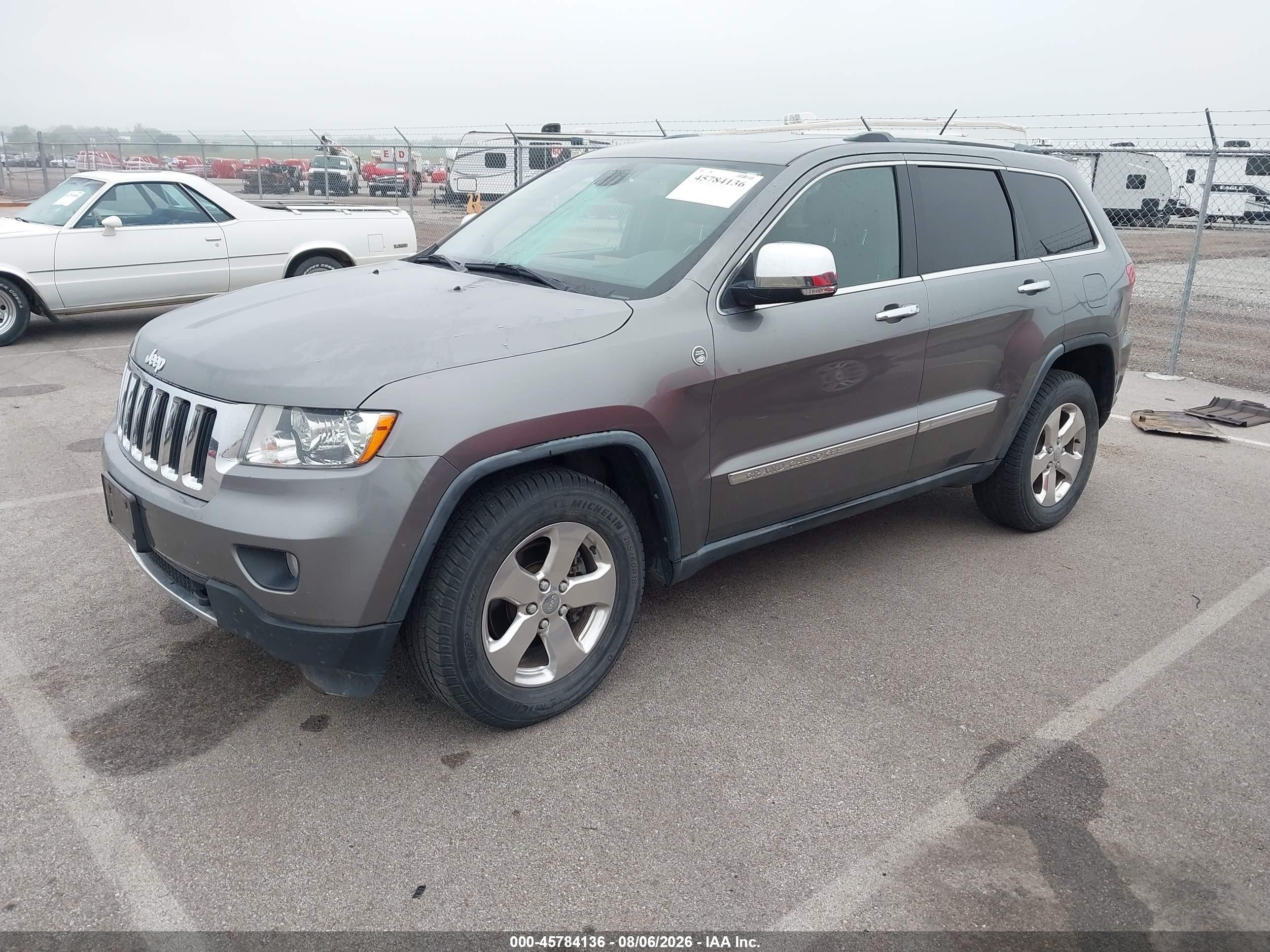2012 Jeep Grand Cherokee Limited Gray vin: 1C4RJFBG8CC212133