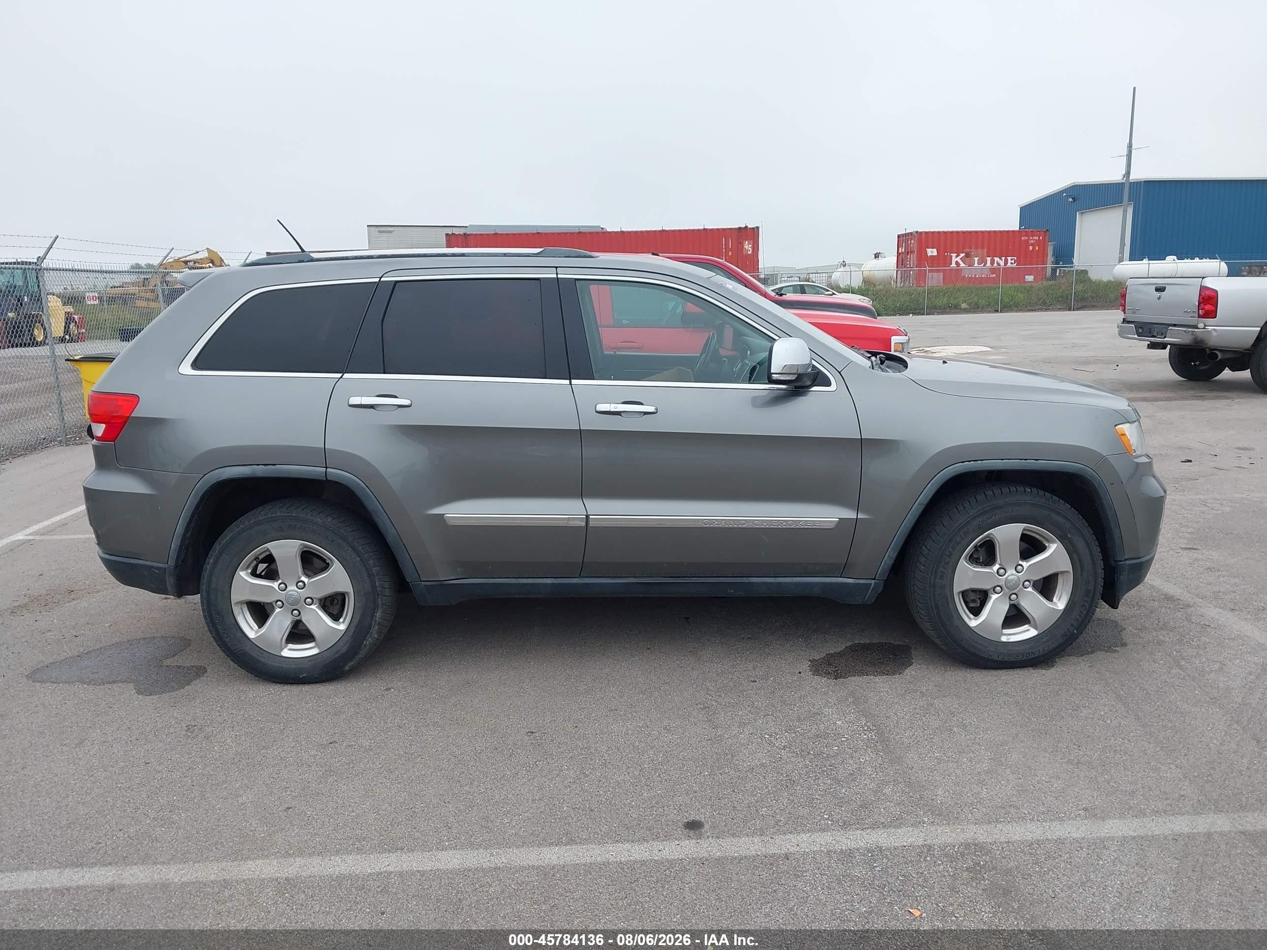 2012 Jeep Grand Cherokee Limited Gray vin: 1C4RJFBG8CC212133