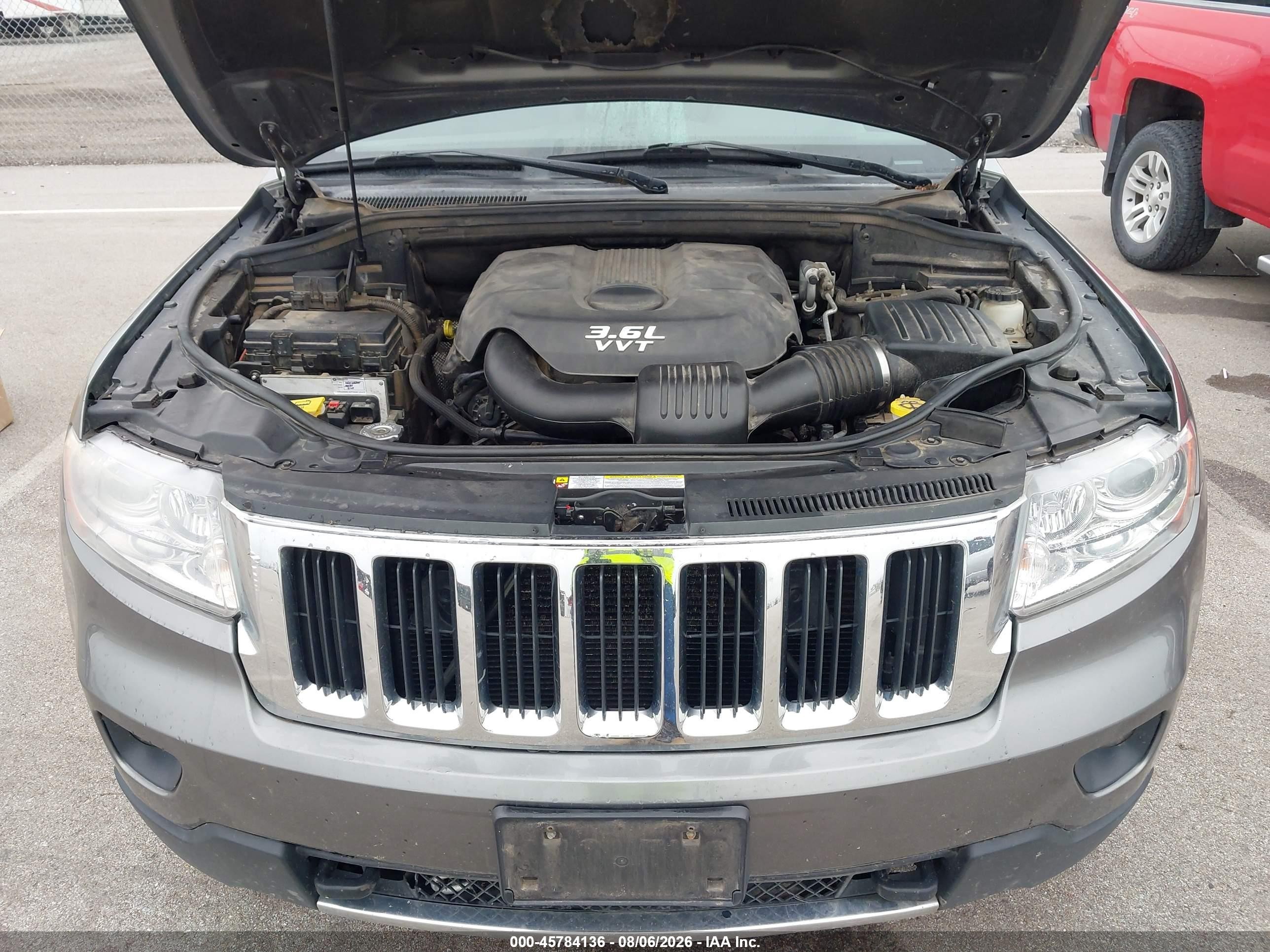 2012 Jeep Grand Cherokee Limited Gray vin: 1C4RJFBG8CC212133