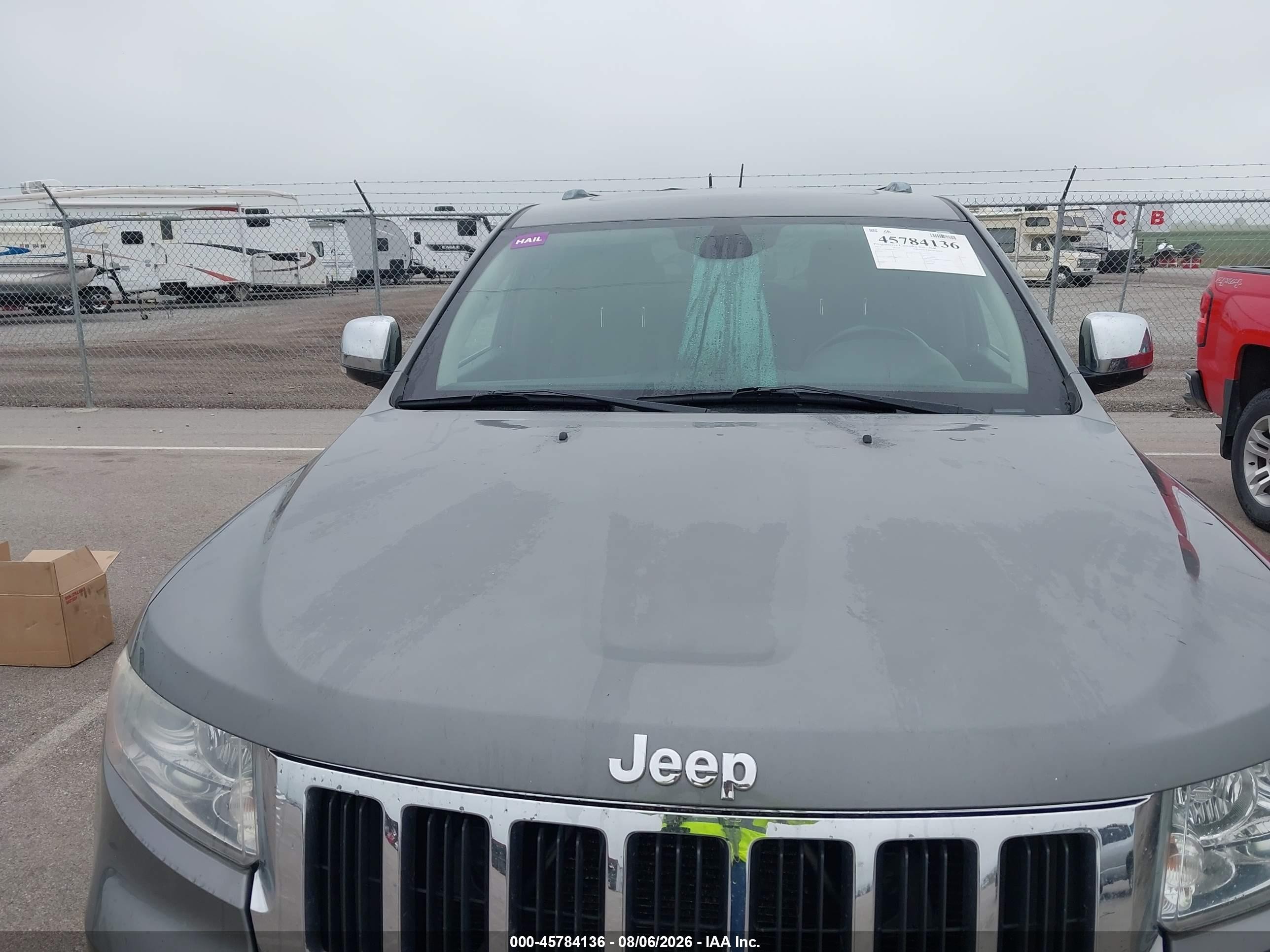 2012 Jeep Grand Cherokee Limited Gray vin: 1C4RJFBG8CC212133