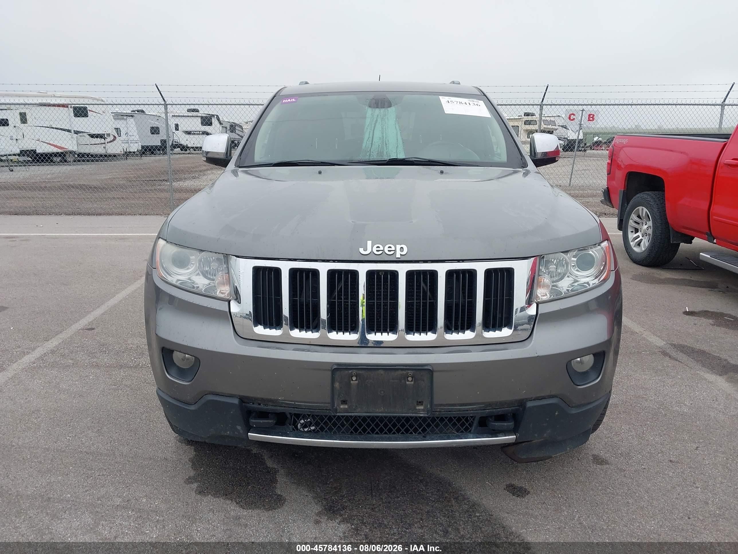 2012 Jeep Grand Cherokee Limited Gray vin: 1C4RJFBG8CC212133