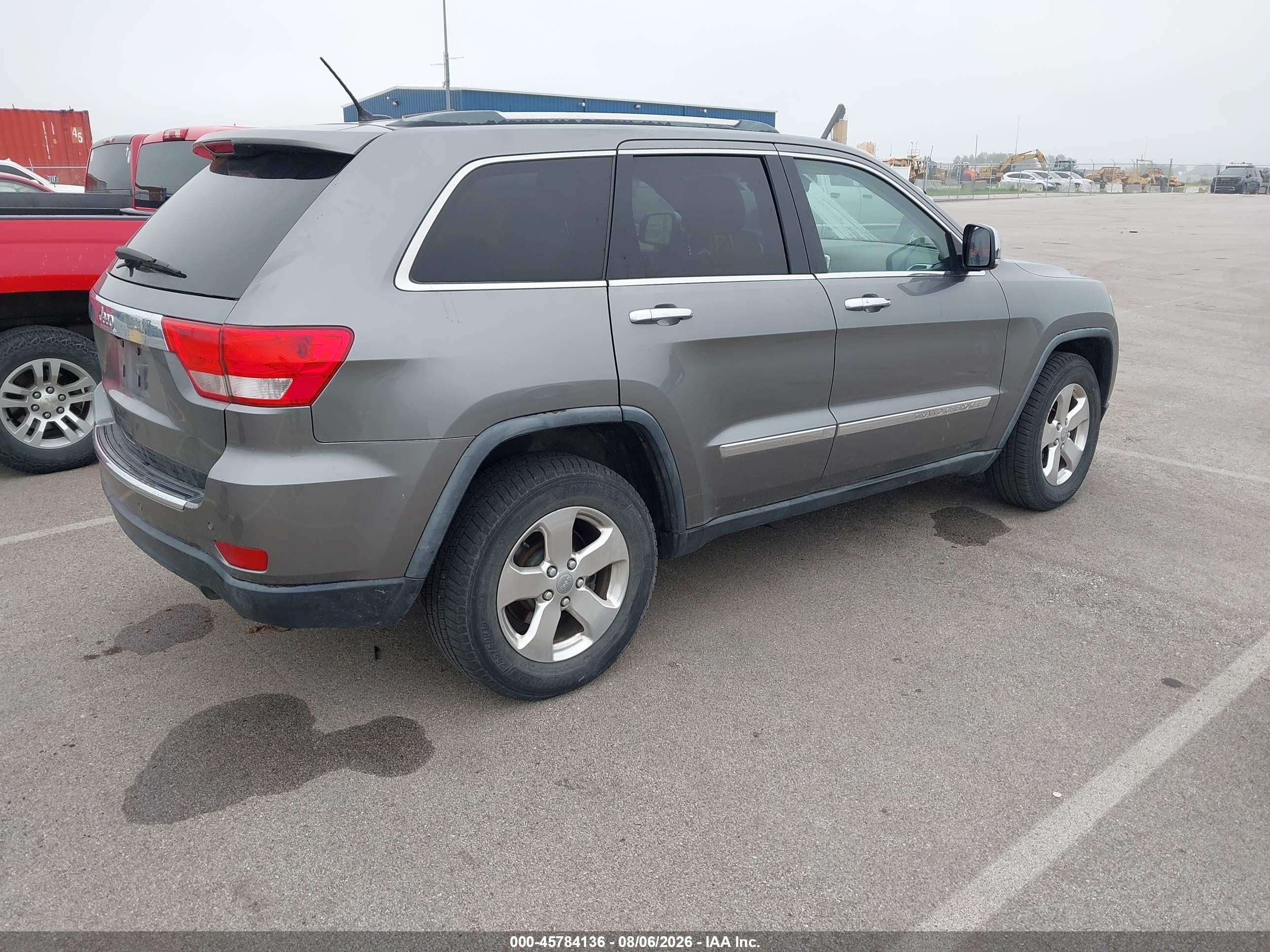 2012 Jeep Grand Cherokee Limited Gray vin: 1C4RJFBG8CC212133
