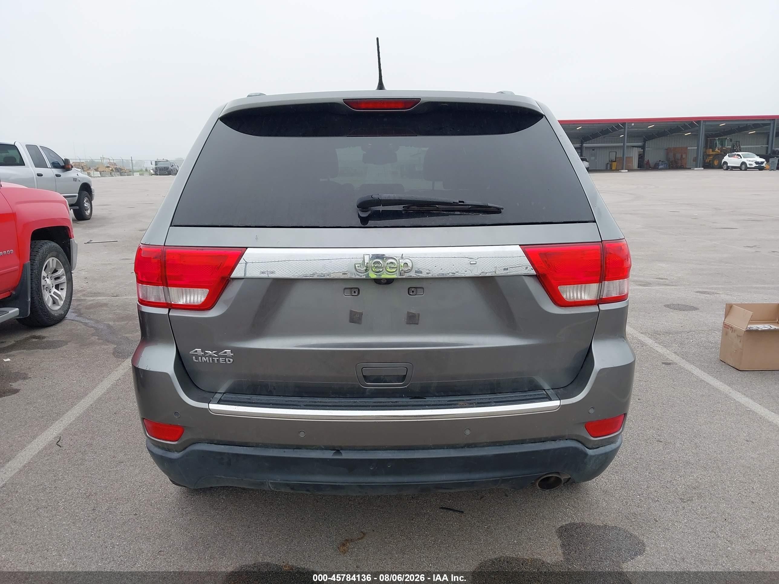 2012 Jeep Grand Cherokee Limited Gray vin: 1C4RJFBG8CC212133