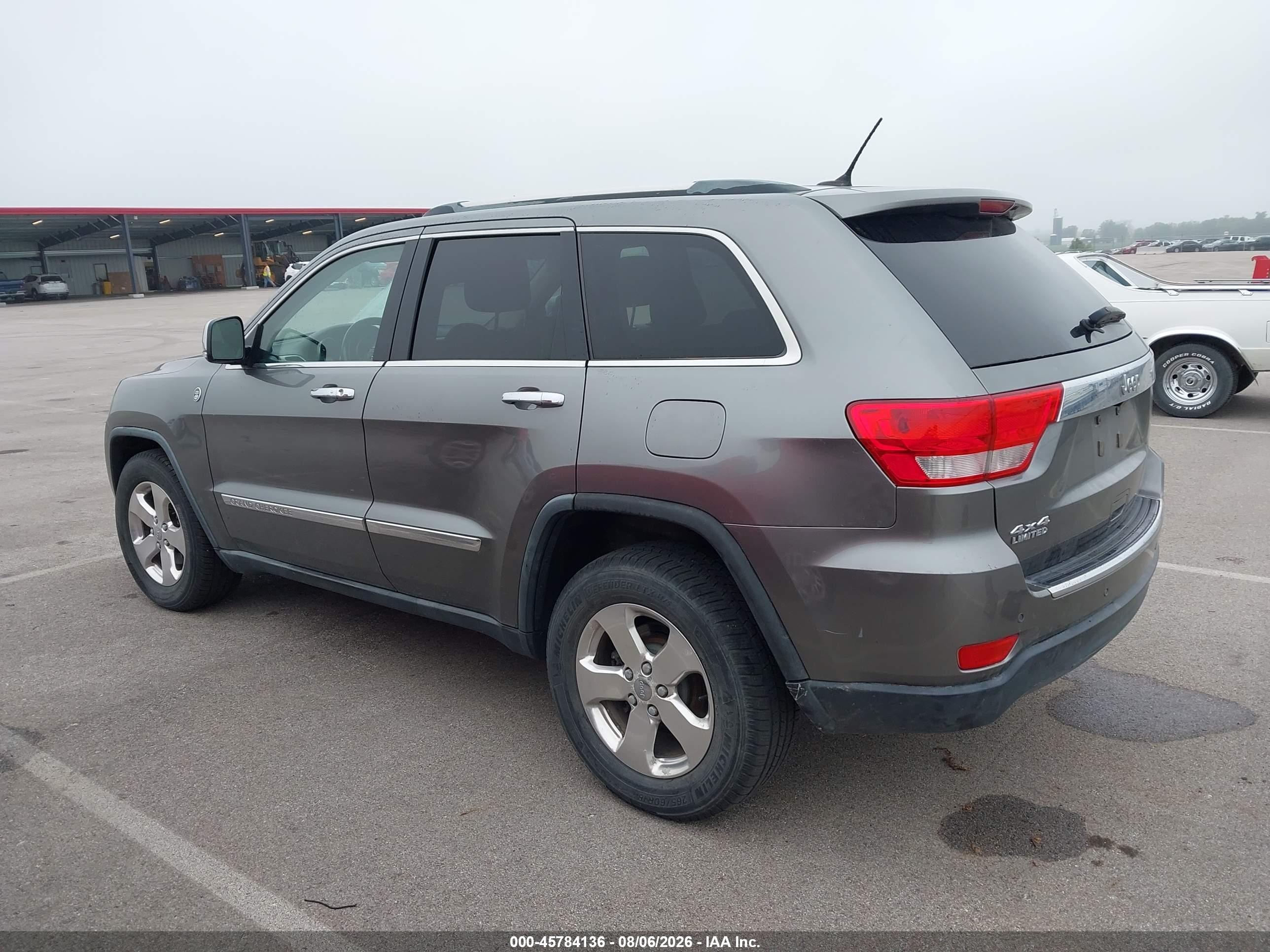 2012 Jeep Grand Cherokee Limited Gray vin: 1C4RJFBG8CC212133