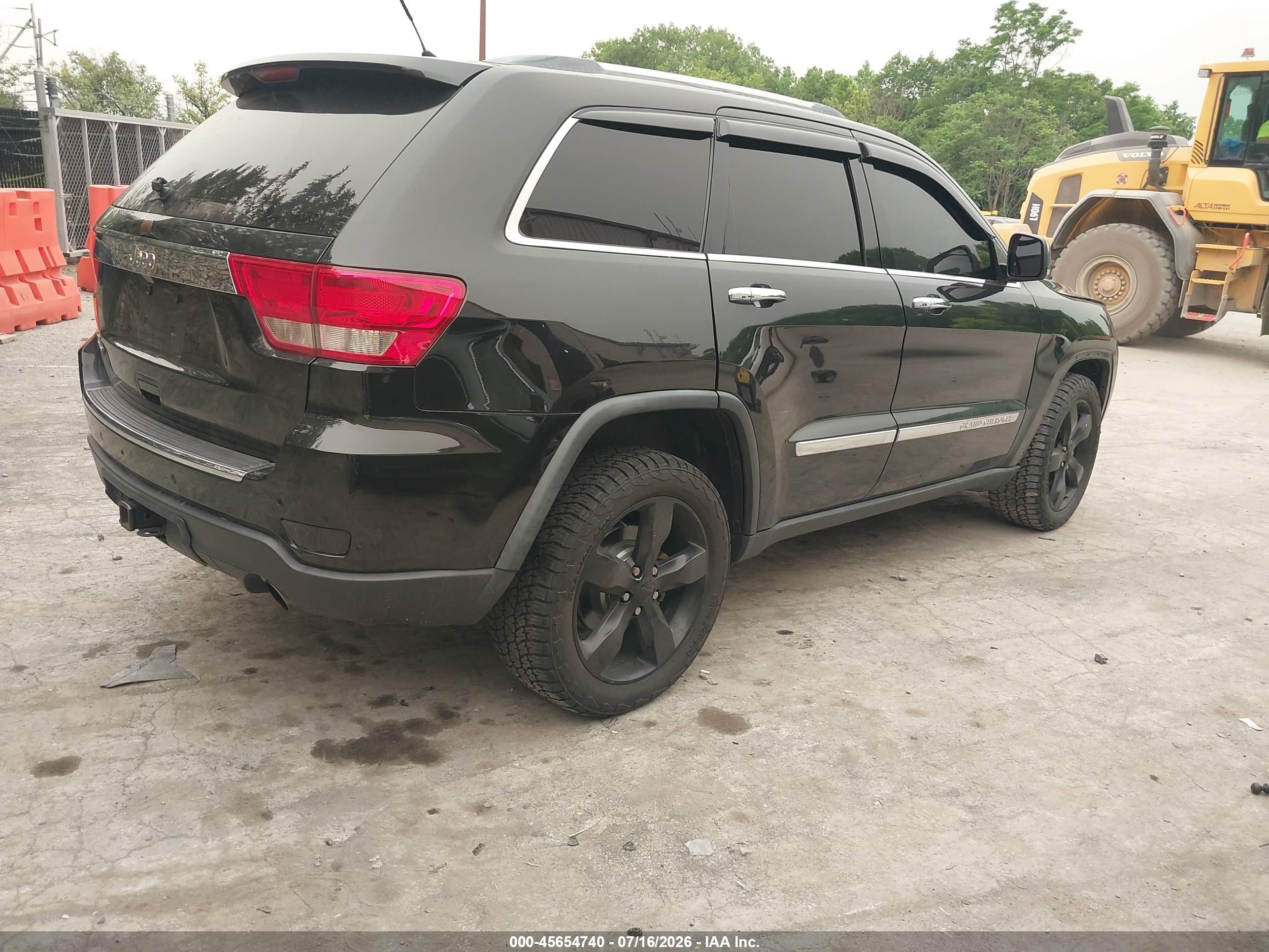 2012 Jeep Grand Cherokee Limited Black vin: 1C4RJFBG8CC219163
