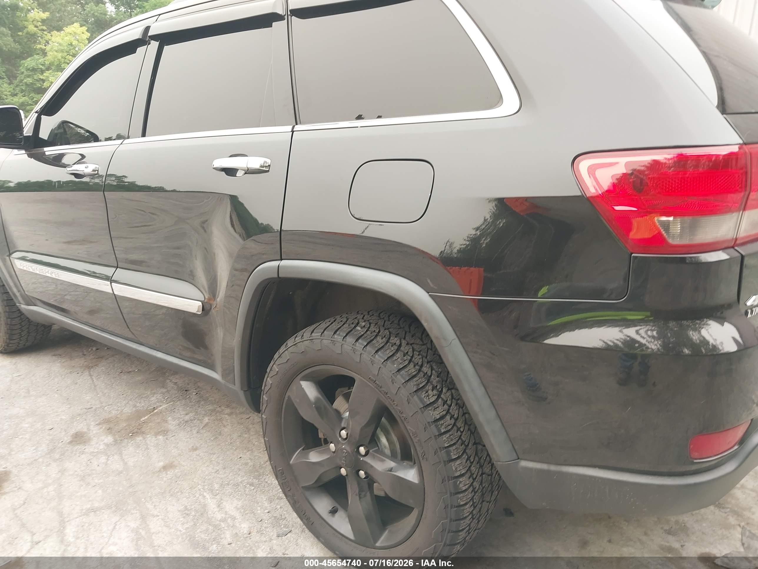 2012 Jeep Grand Cherokee Limited Black vin: 1C4RJFBG8CC219163