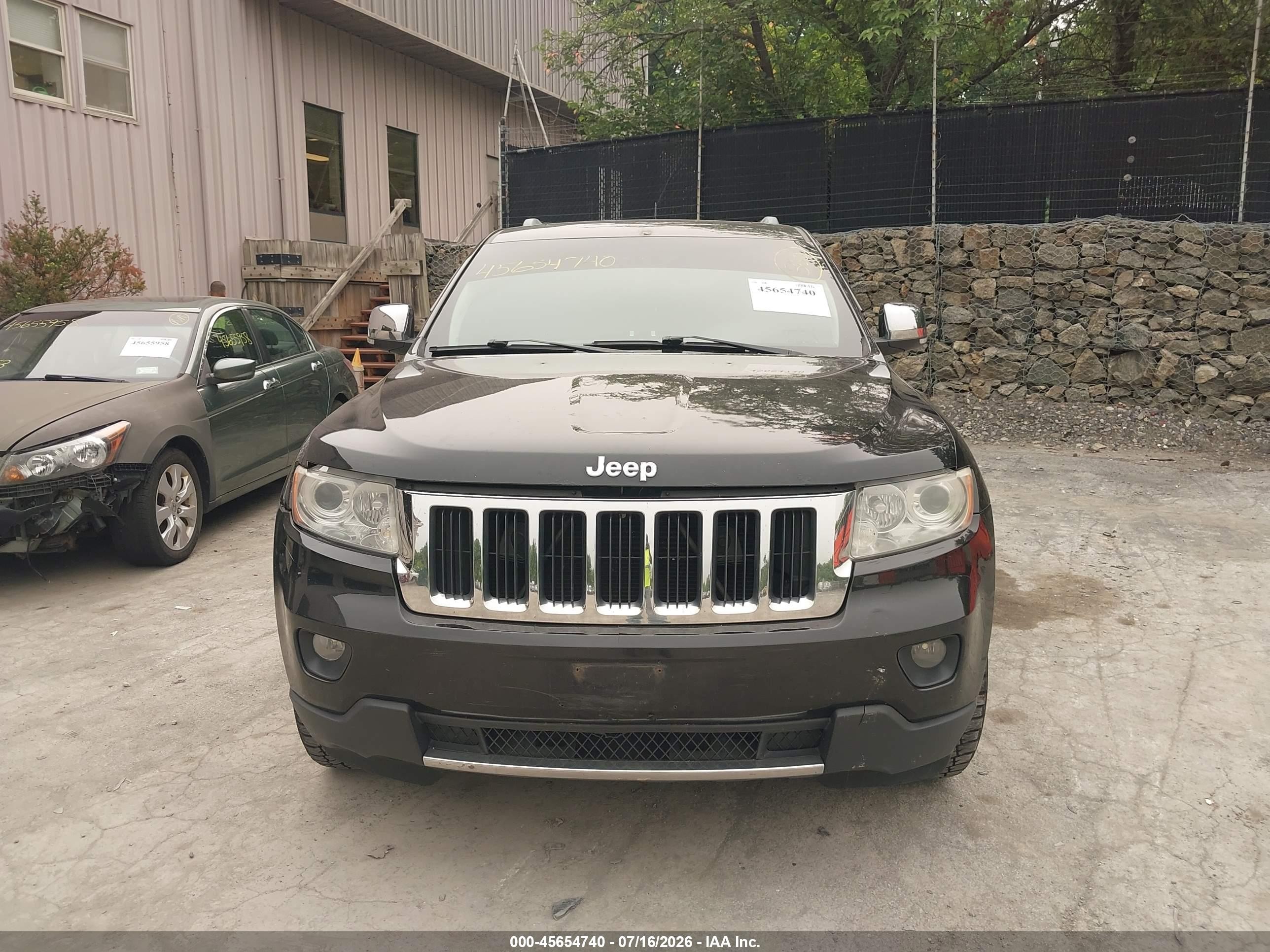2012 Jeep Grand Cherokee Limited Black vin: 1C4RJFBG8CC219163