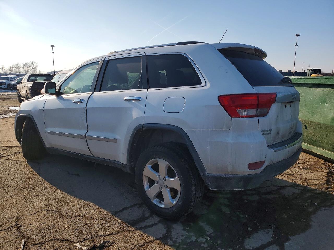 2013 Jeep Grand Cherokee Limited White vin: 1C4RJFBG8DC631617