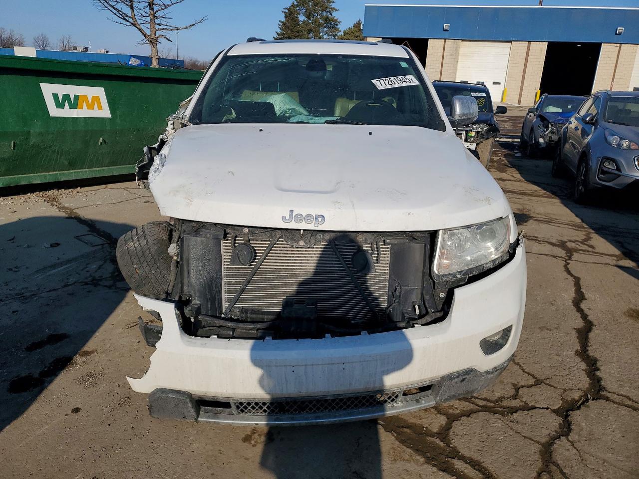 2013 Jeep Grand Cherokee Limited White vin: 1C4RJFBG8DC631617