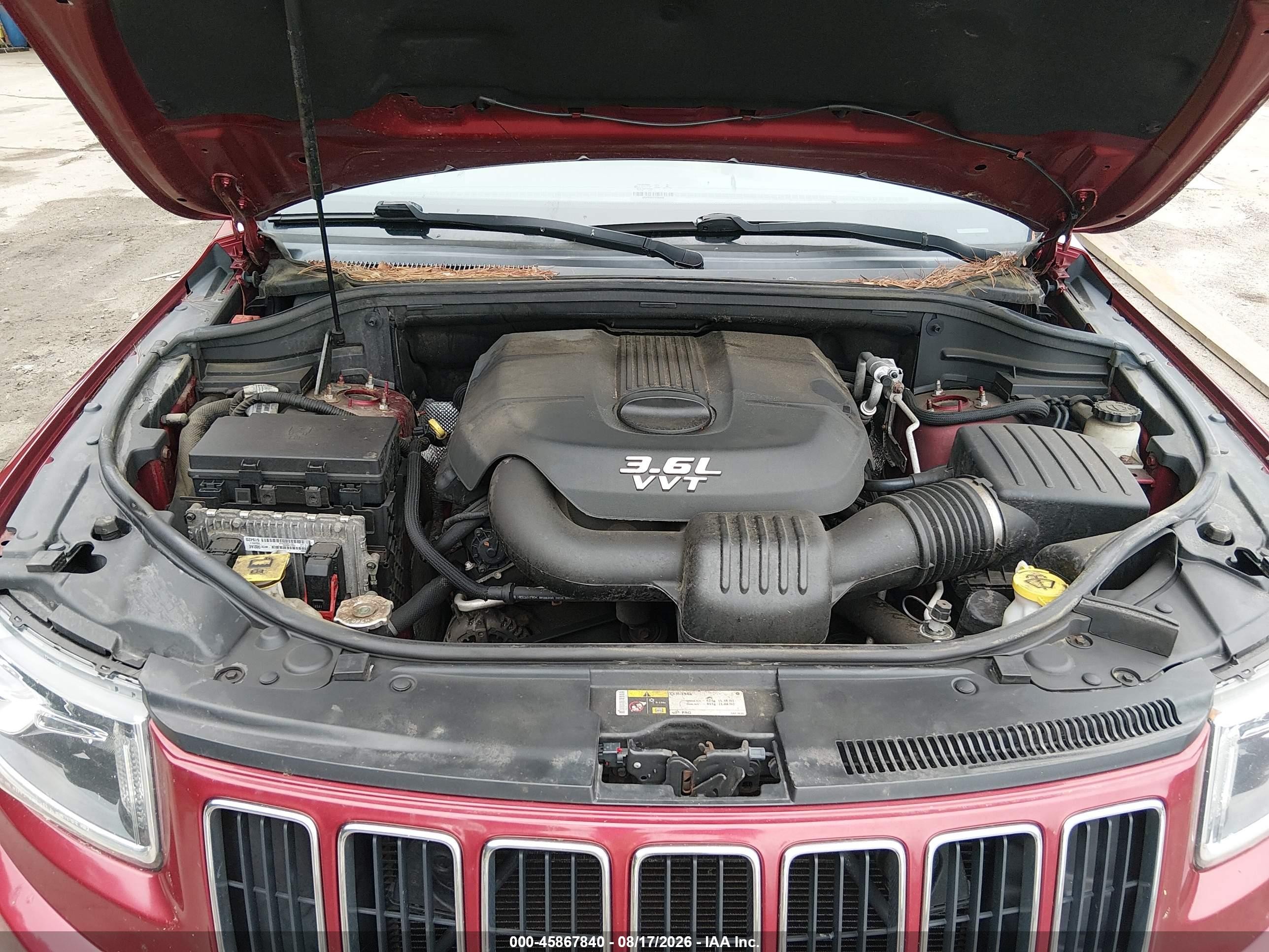 2014 Jeep Grand Cherokee Limited Red vin: 1C4RJFBG8EC100922