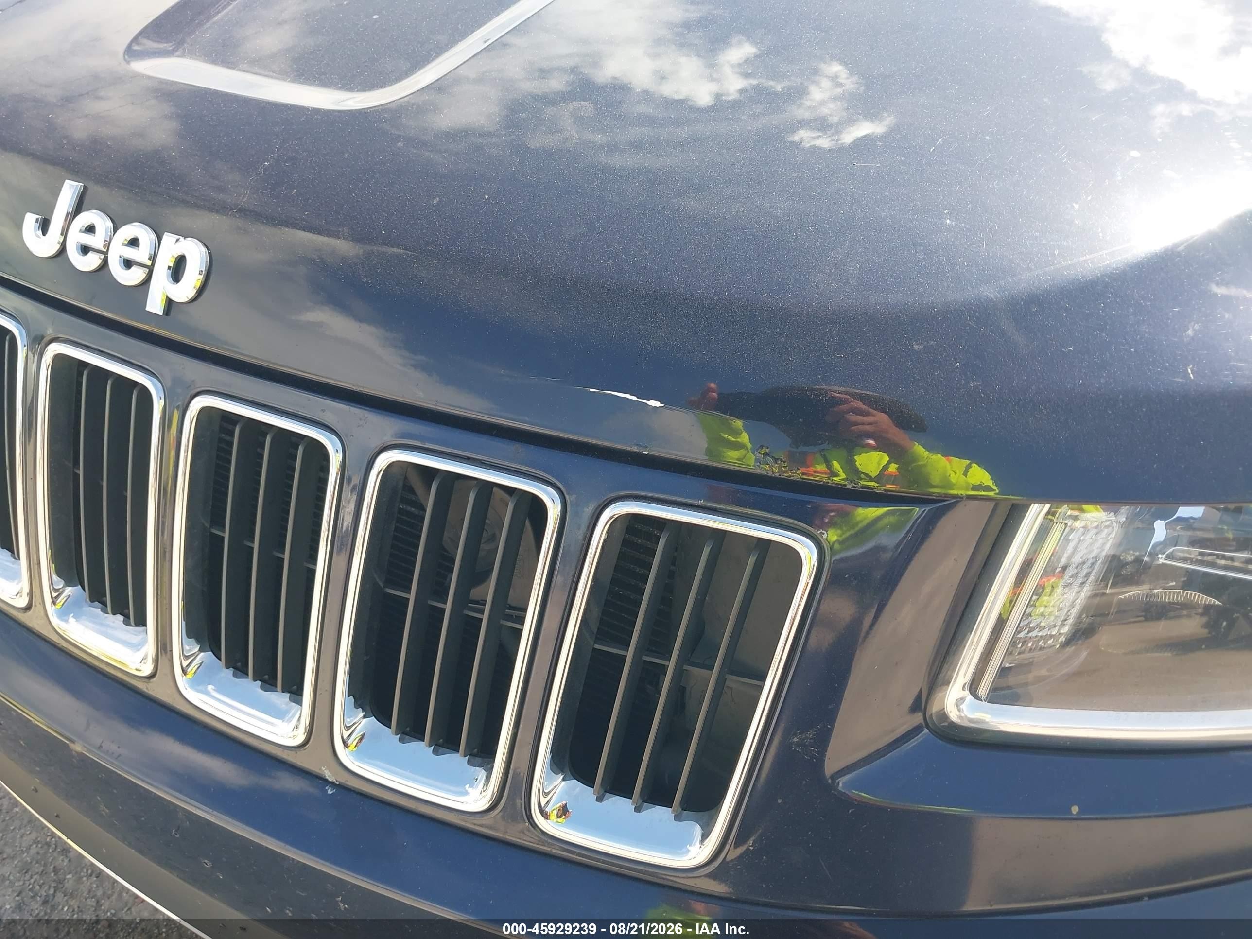 2014 Jeep Grand Cherokee Limited Синий vin: 1C4RJFBG8EC103433