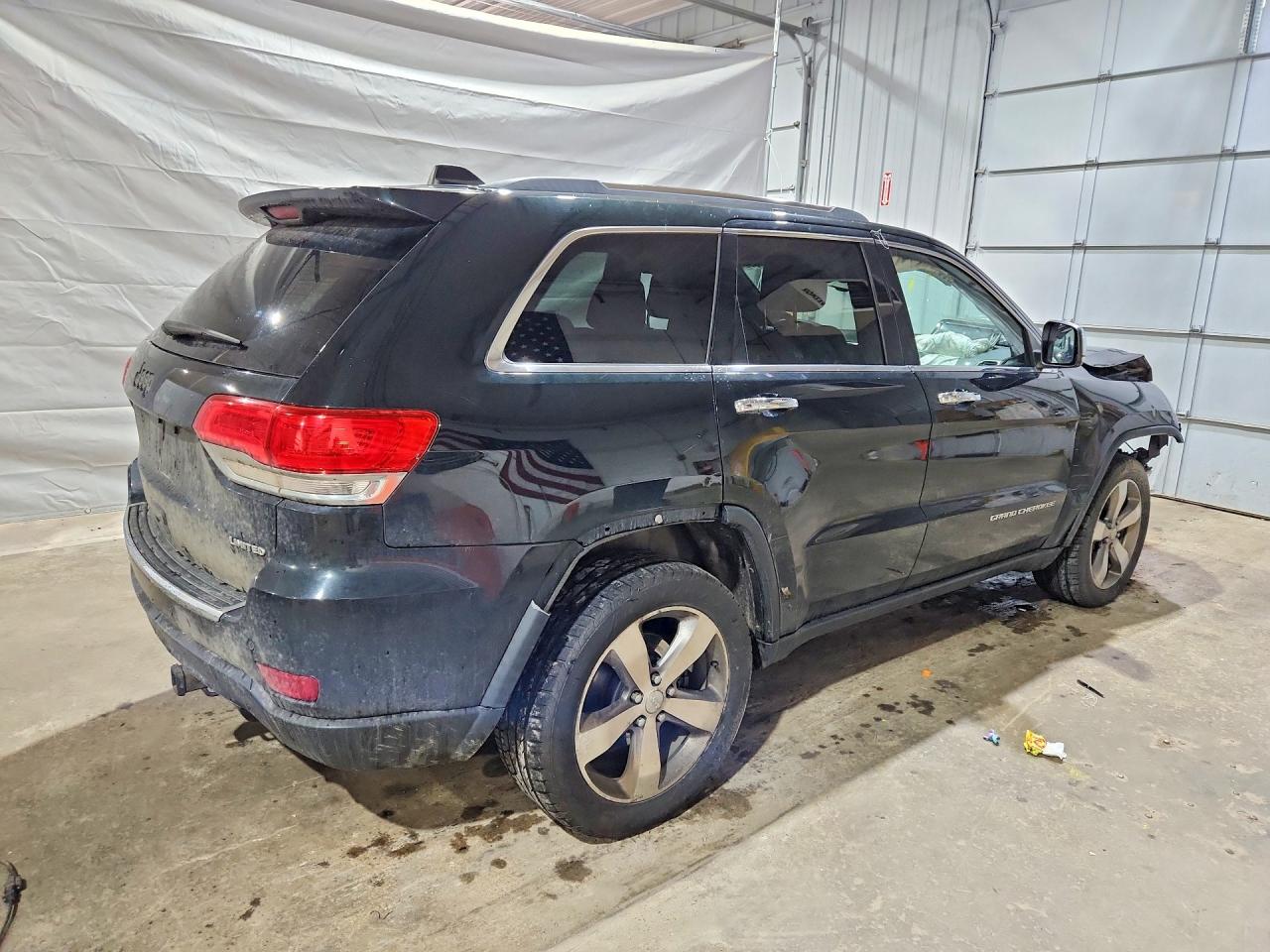2014 Jeep Grand Cherokee Limited Green vin: 1C4RJFBG8EC123729