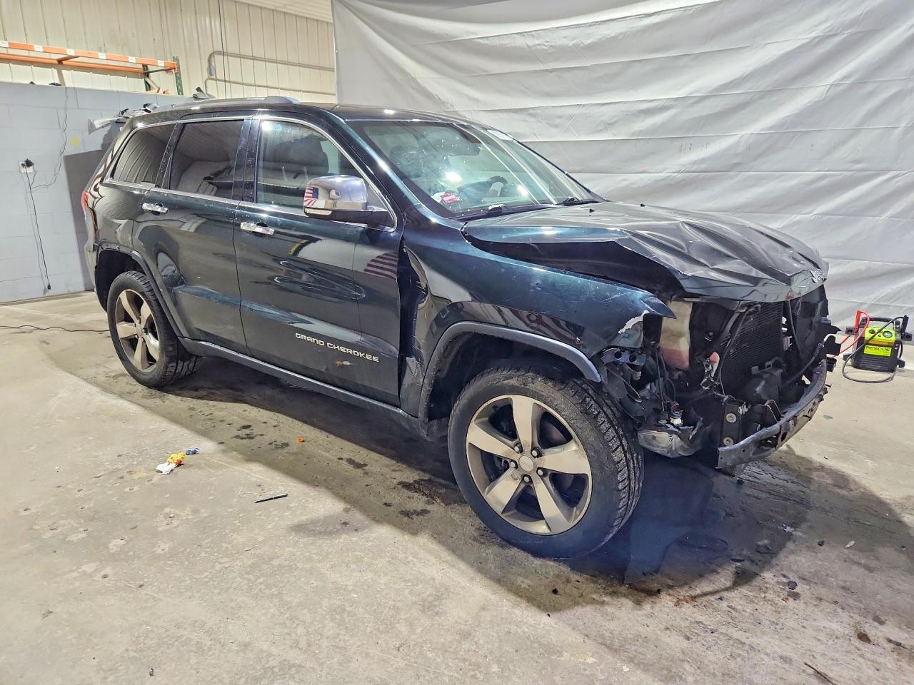 2014 Jeep Grand Cherokee Limited Green vin: 1C4RJFBG8EC123729