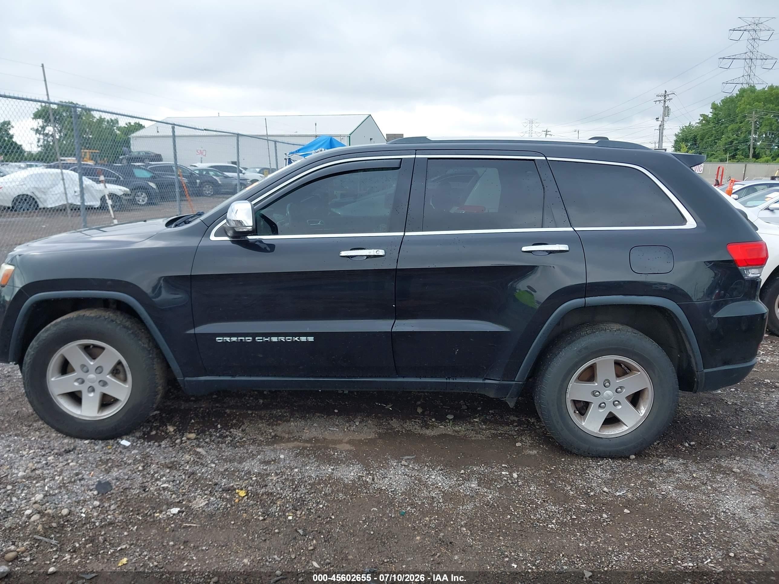 2014 Jeep Grand Cherokee Limited Black vin: 1C4RJFBG8EC152762