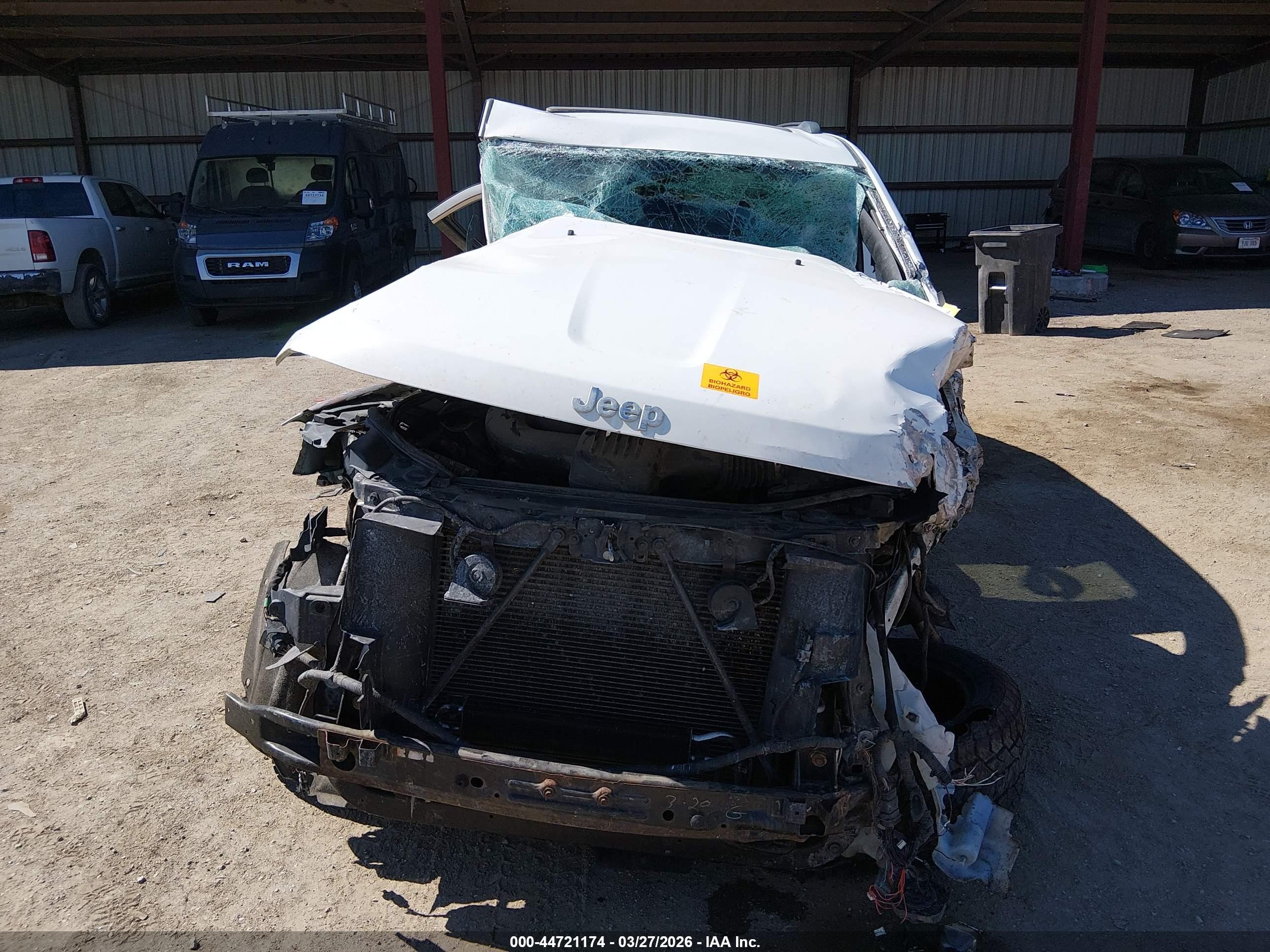 2014 Jeep Grand Cherokee Limited White vin: 1C4RJFBG8EC156665