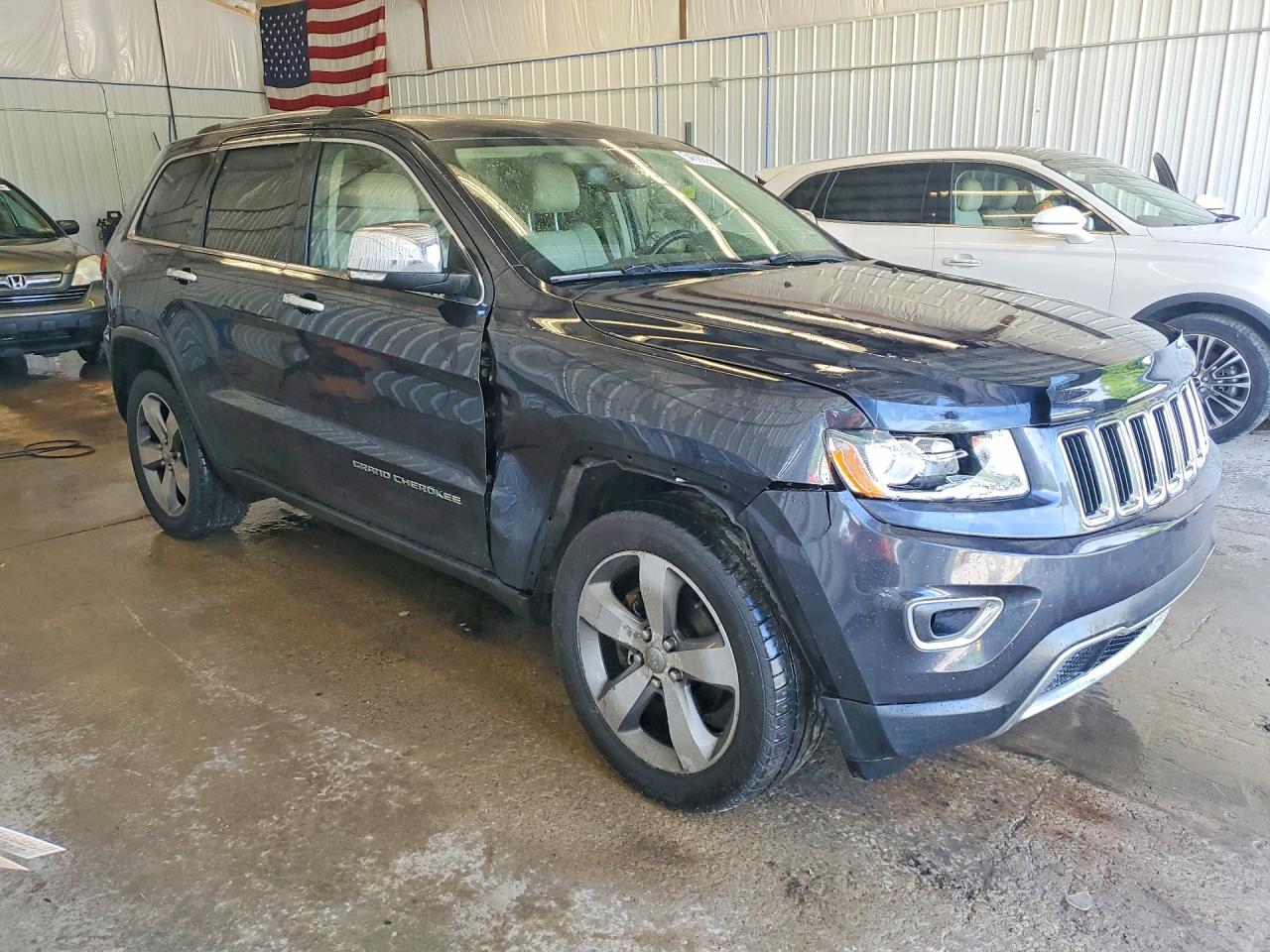 2014 Jeep Grand Cherokee Limited Угольный vin: 1C4RJFBG8EC189004