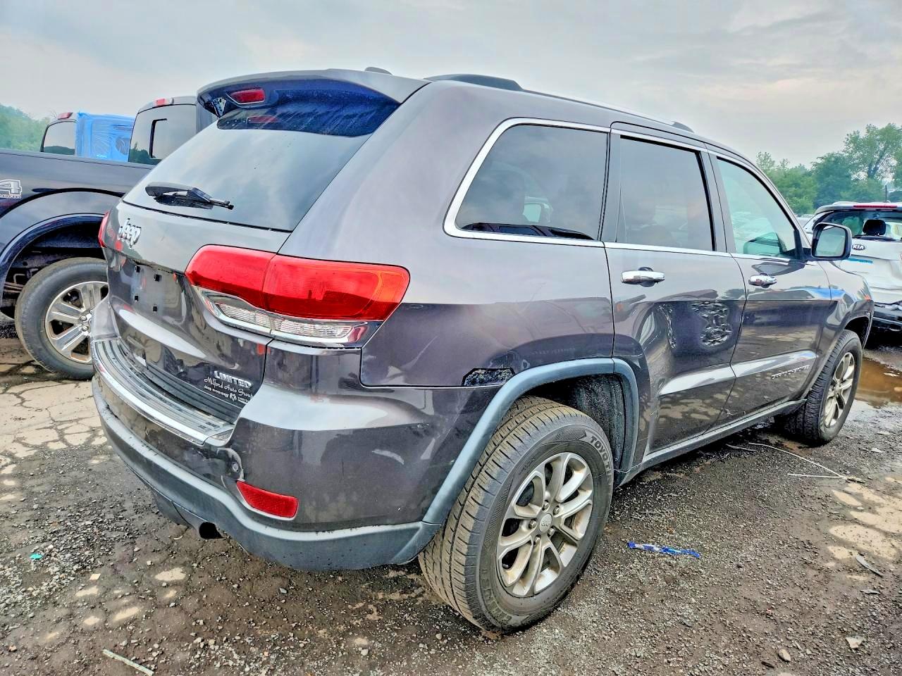 2014 Jeep Grand Cherokee Limited Gray vin: 1C4RJFBG8EC234247