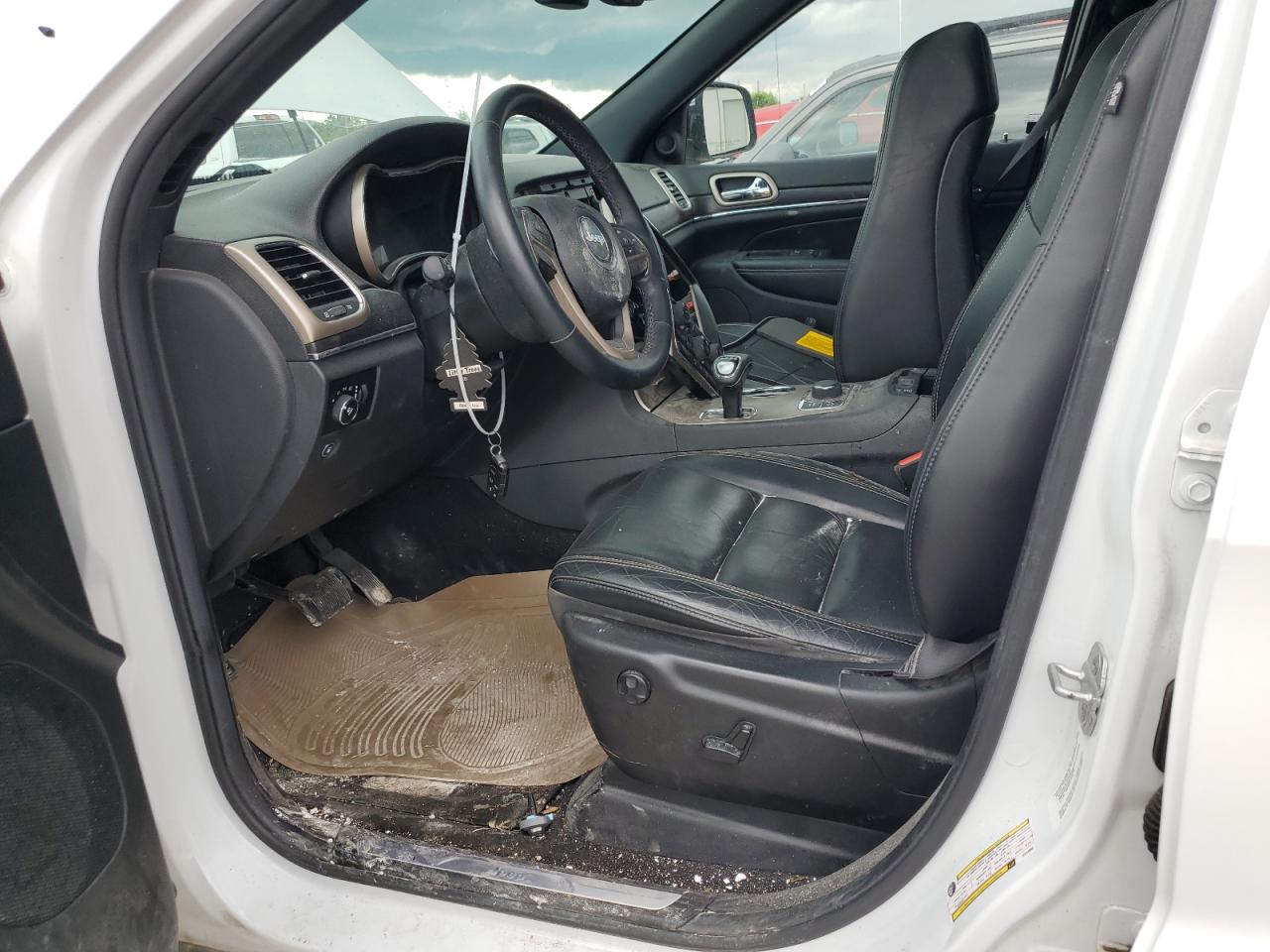 2014 Jeep Grand Cherokee Limited White vin: 1C4RJFBG8EC246883