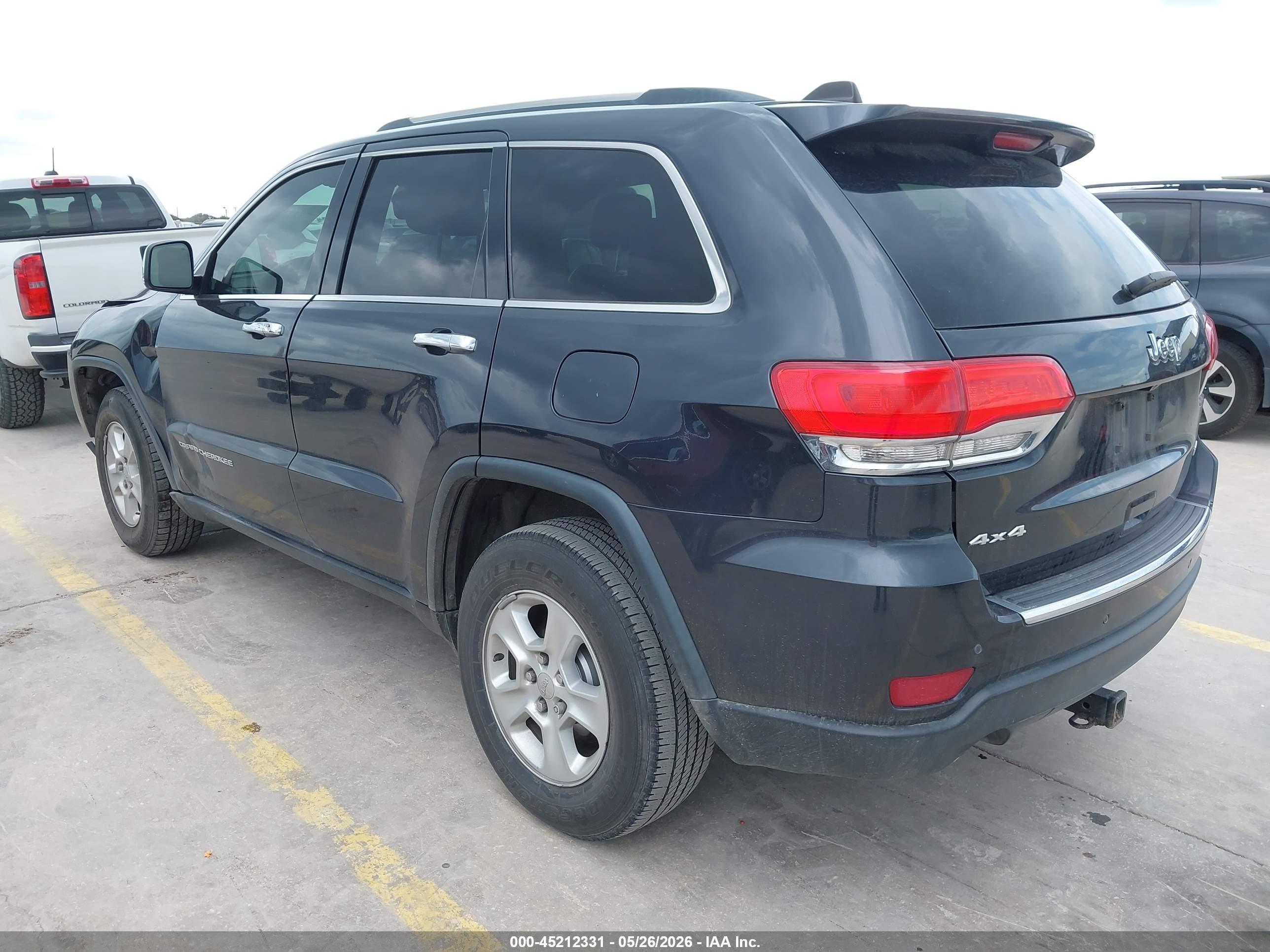 2014 Jeep Grand Cherokee Limited Gray vin: 1C4RJFBG8EC264932