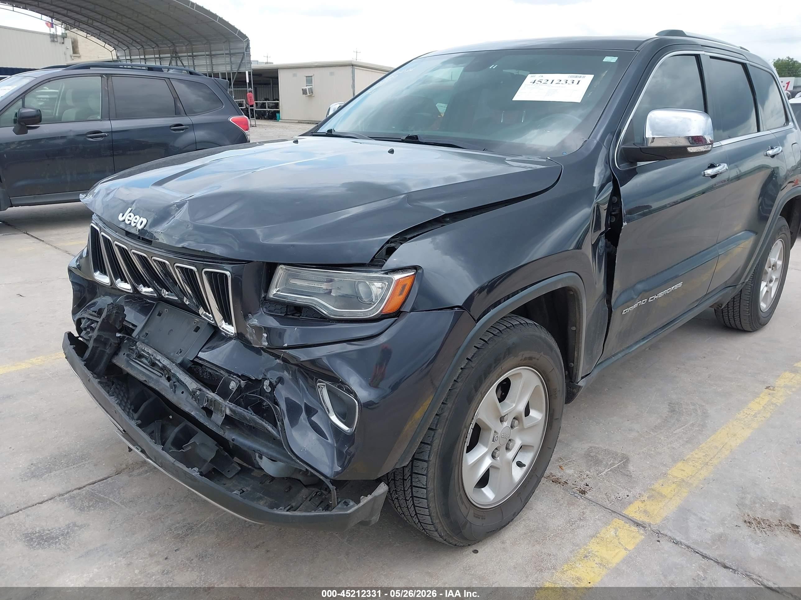 2014 Jeep Grand Cherokee Limited Gray vin: 1C4RJFBG8EC264932