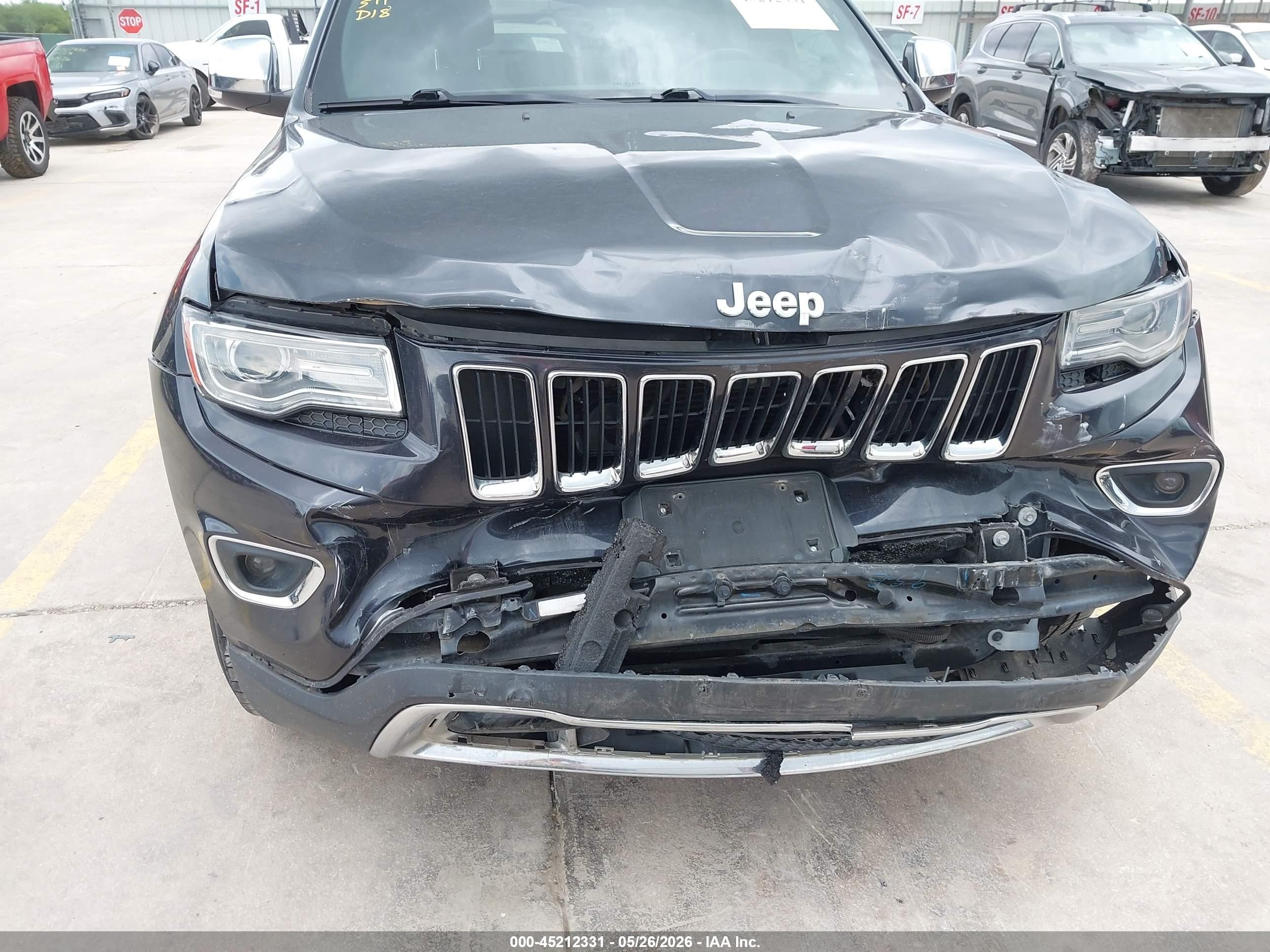 2014 Jeep Grand Cherokee Limited Gray vin: 1C4RJFBG8EC264932