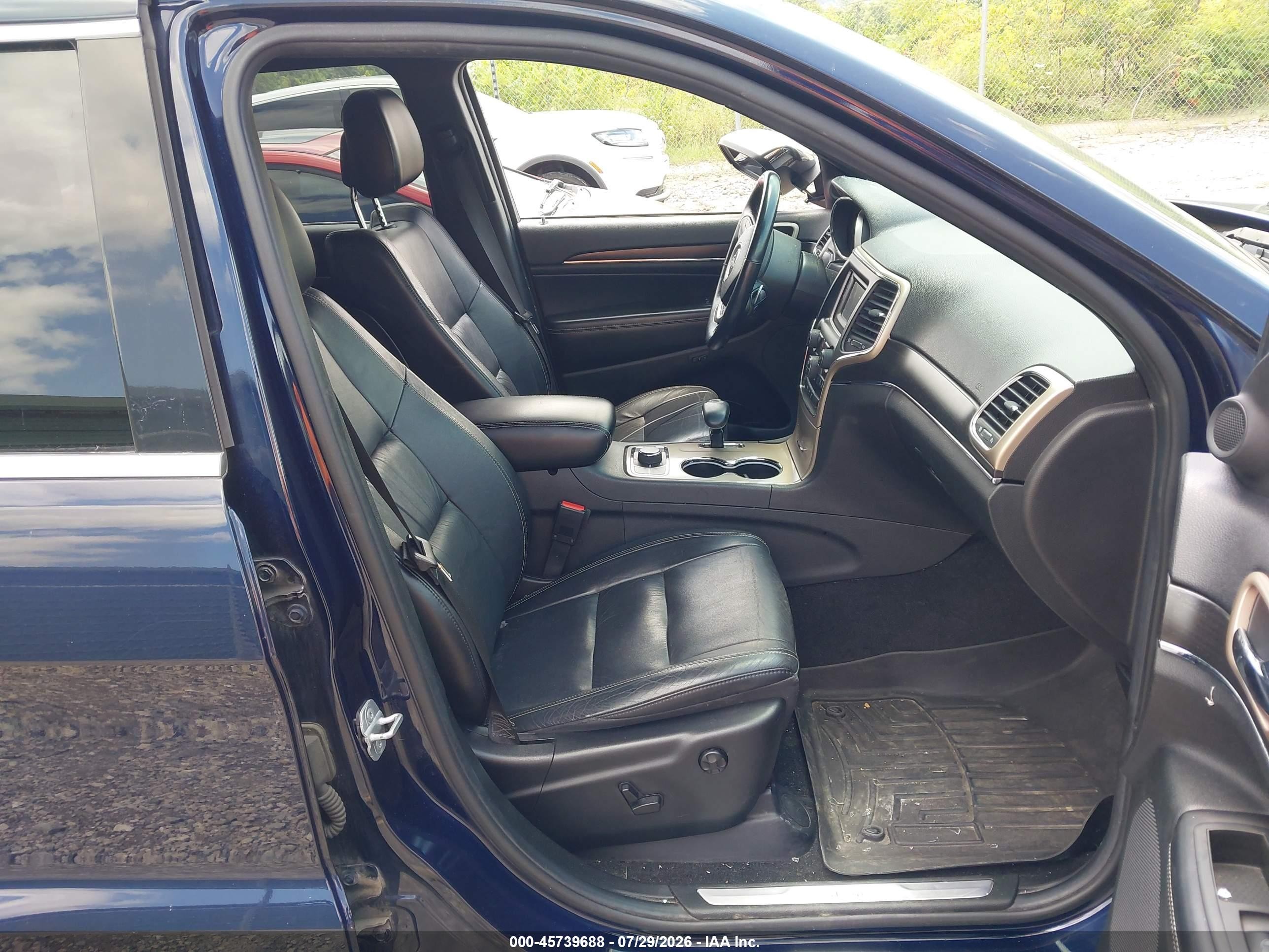 2014 Jeep Grand Cherokee Limited Синий vin: 1C4RJFBG8EC275963