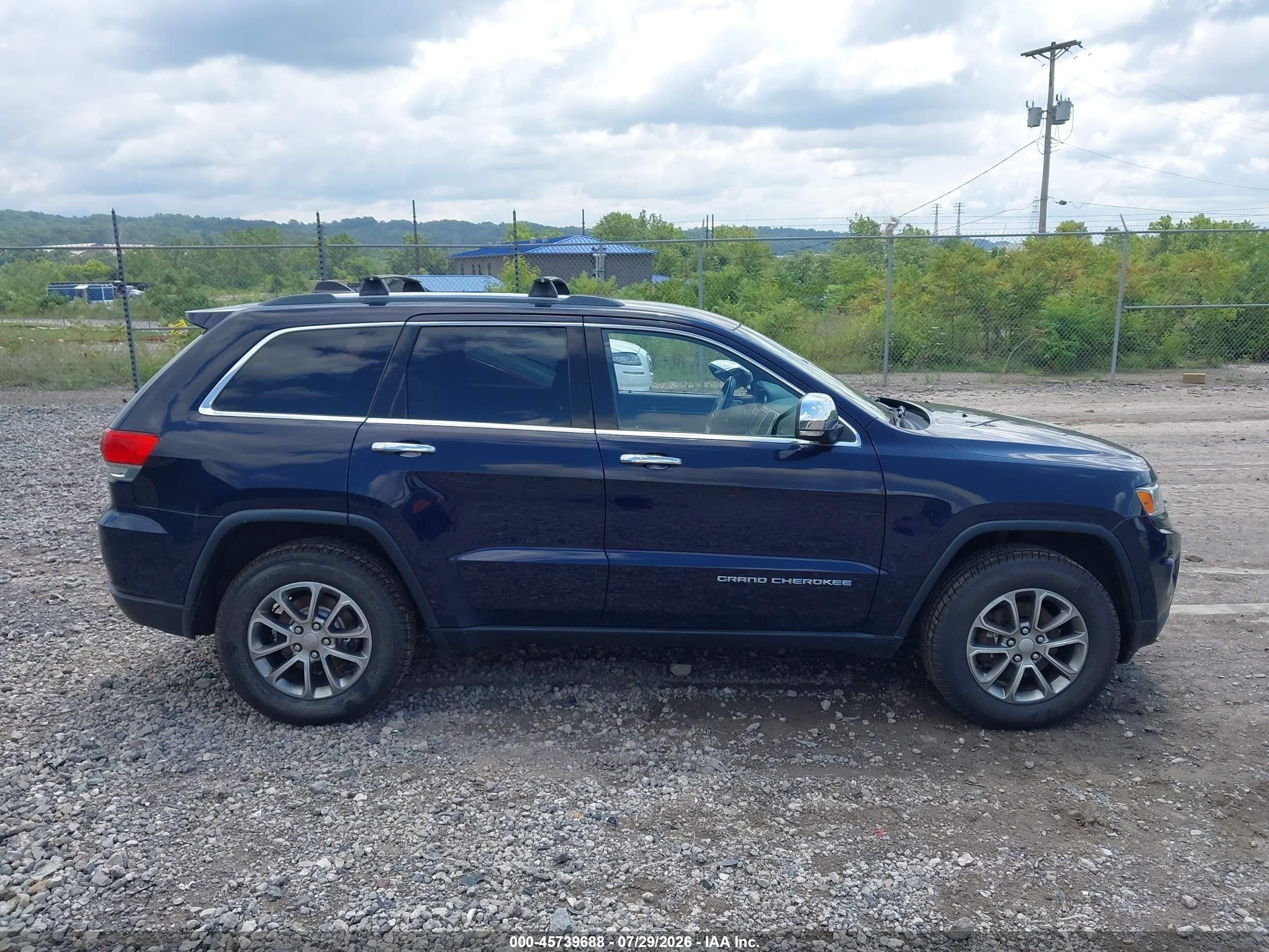 2014 Jeep Grand Cherokee Limited Синий vin: 1C4RJFBG8EC275963