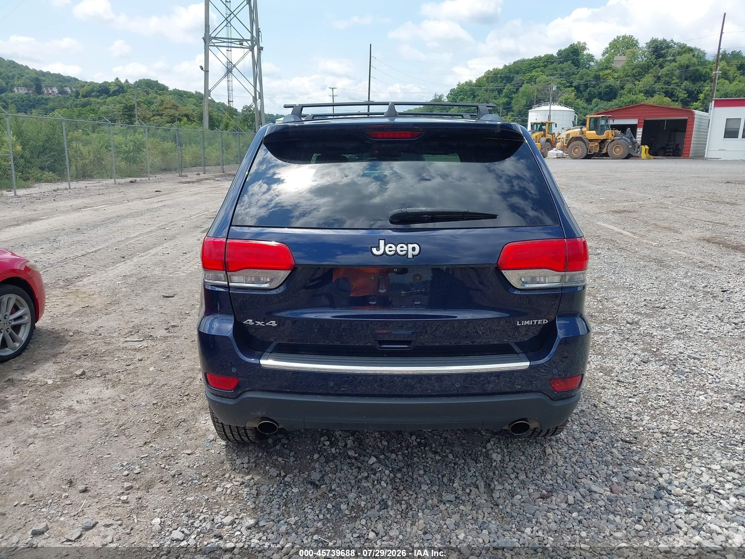 2014 Jeep Grand Cherokee Limited Синий vin: 1C4RJFBG8EC275963