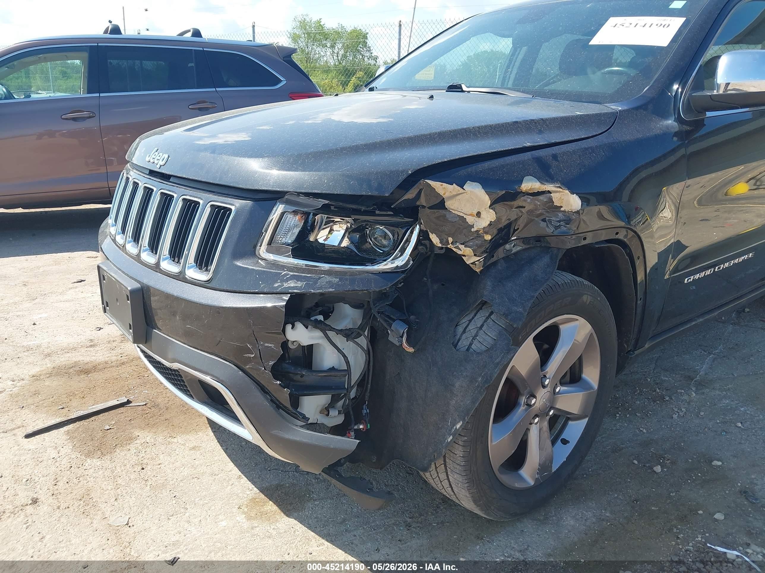 2014 Jeep Grand Cherokee Limited Black vin: 1C4RJFBG8EC280466