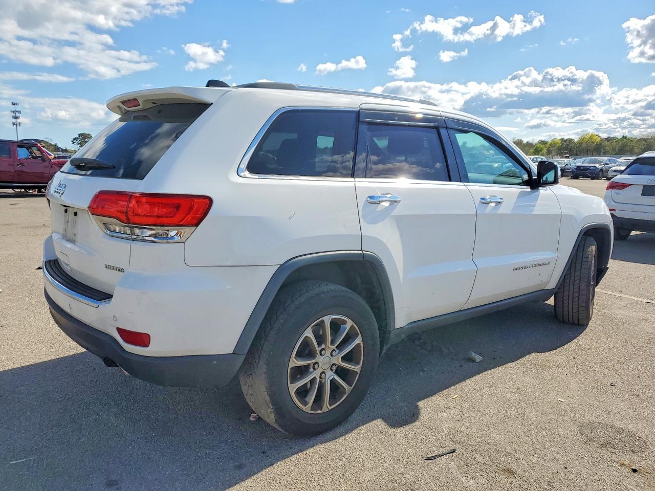2014 Jeep Grand Cherokee Limited White vin: 1C4RJFBG8EC294402