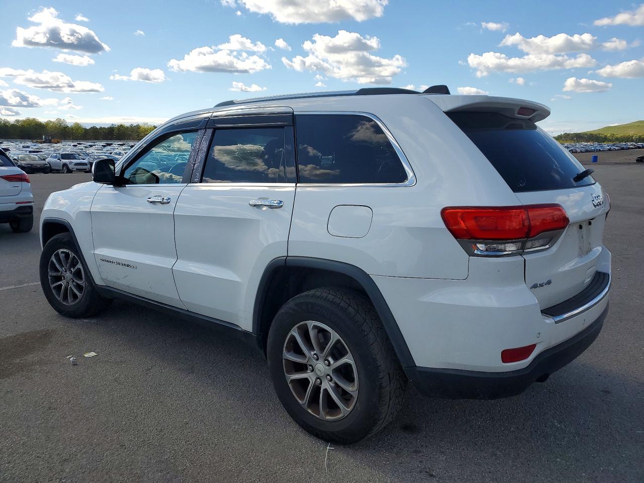 2014 Jeep Grand Cherokee Limited White vin: 1C4RJFBG8EC294402