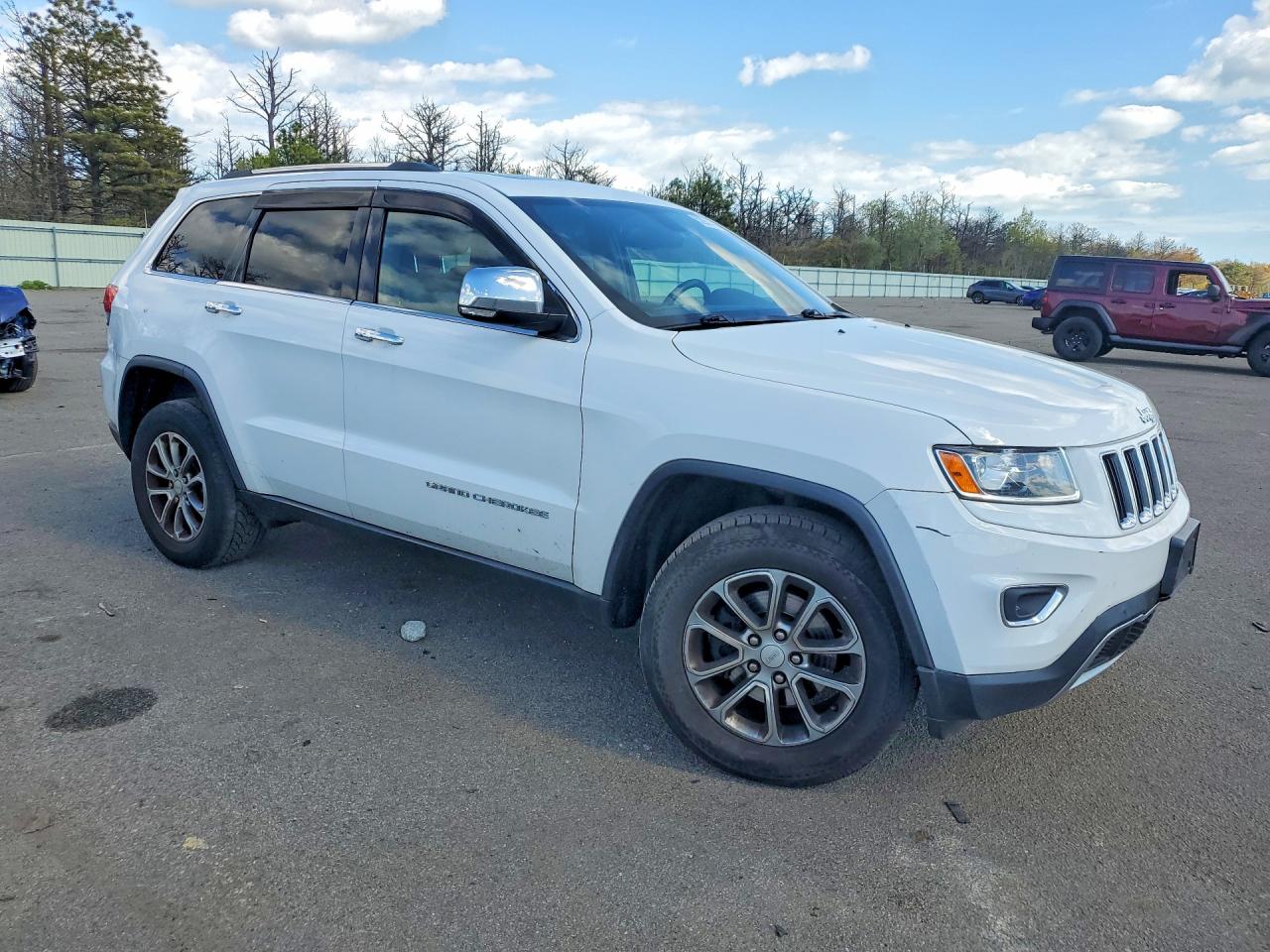 2014 Jeep Grand Cherokee Limited White vin: 1C4RJFBG8EC294402