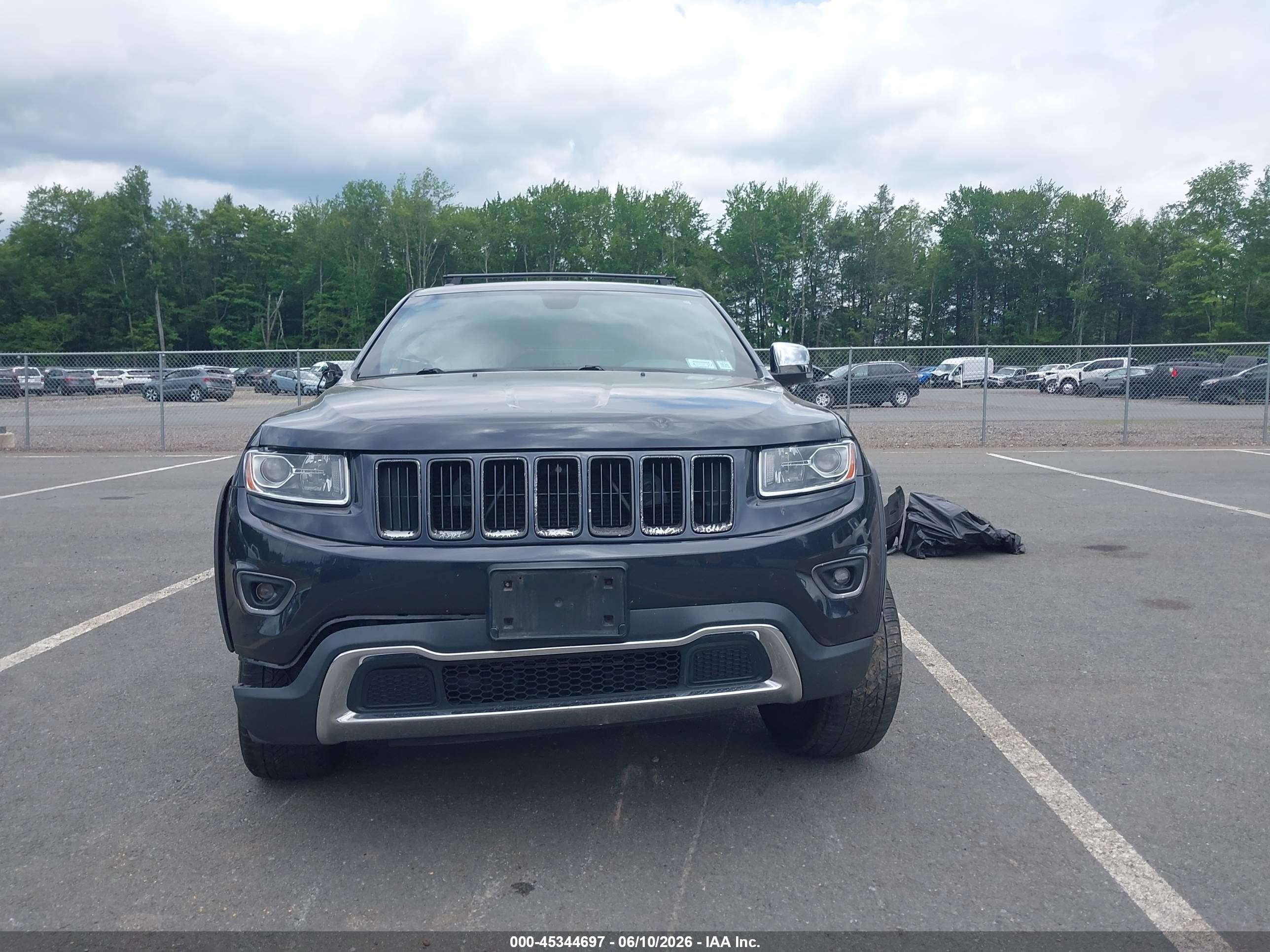 2014 Jeep Grand Cherokee Limited Gray vin: 1C4RJFBG8EC335157