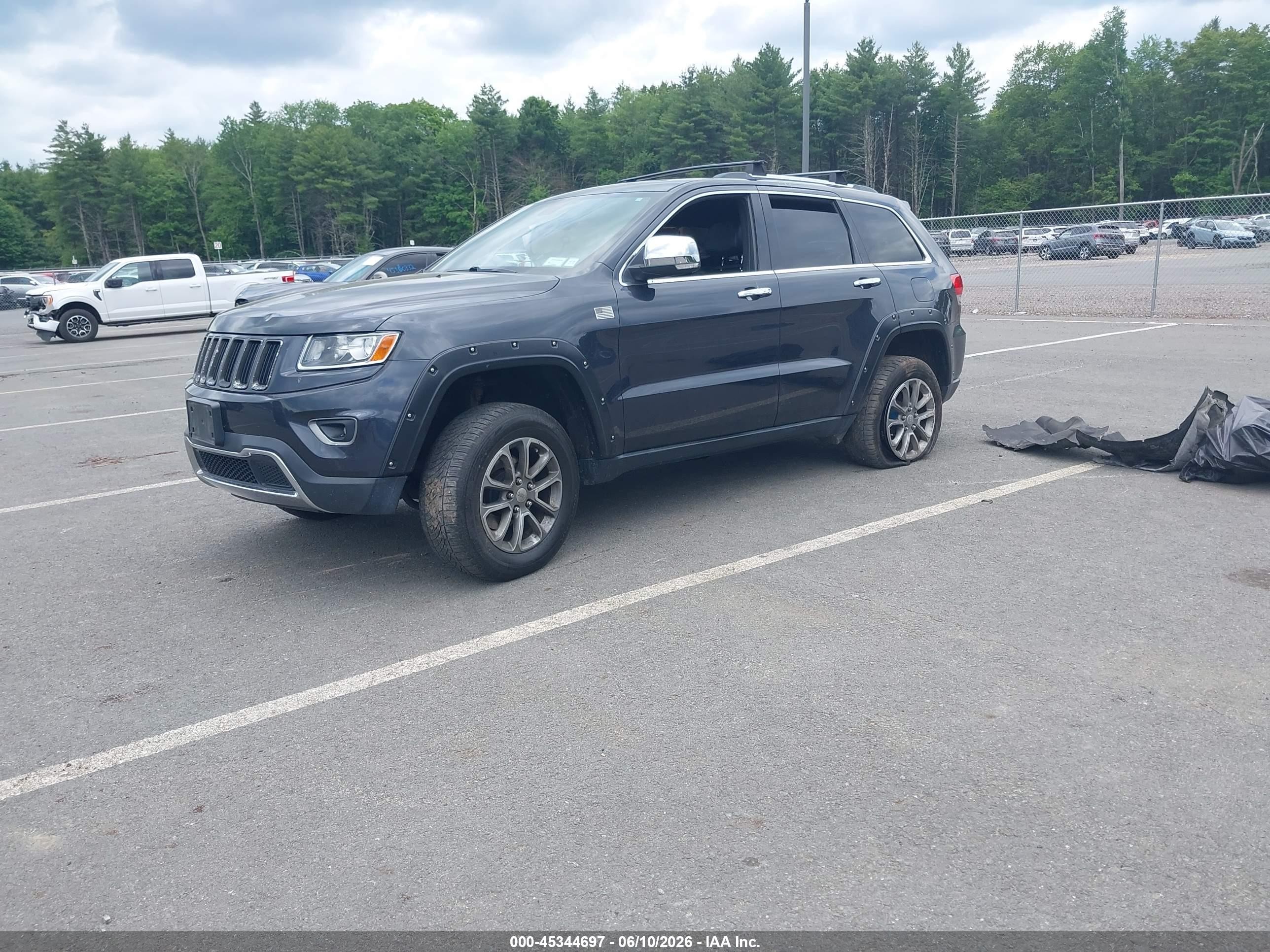 2014 Jeep Grand Cherokee Limited Gray vin: 1C4RJFBG8EC335157