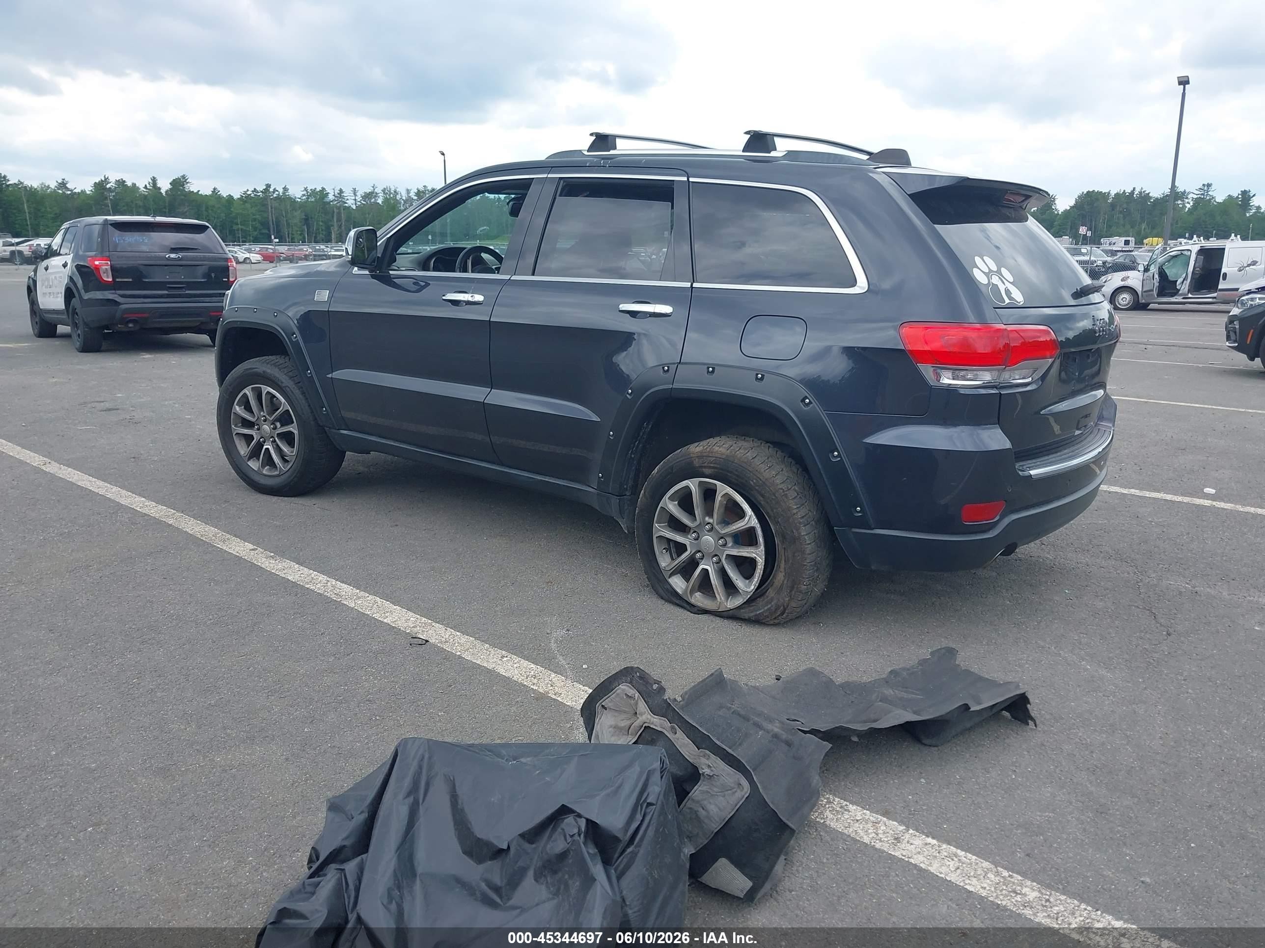 2014 Jeep Grand Cherokee Limited Gray vin: 1C4RJFBG8EC335157