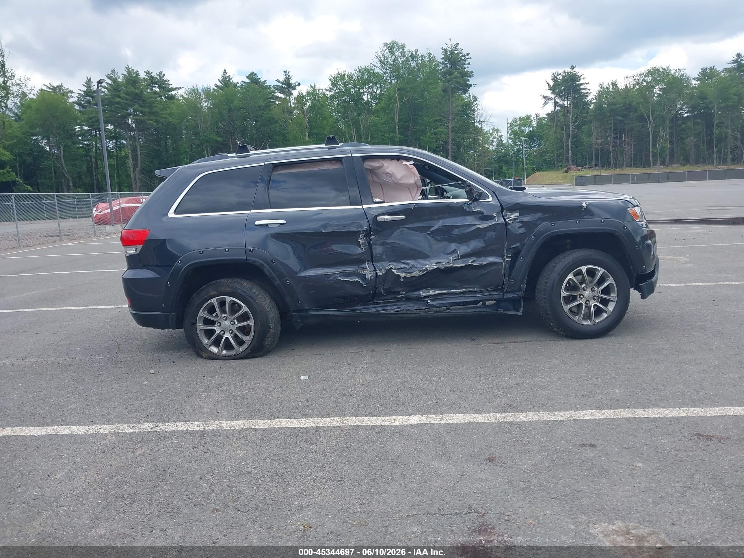 2014 Jeep Grand Cherokee Limited Gray vin: 1C4RJFBG8EC335157