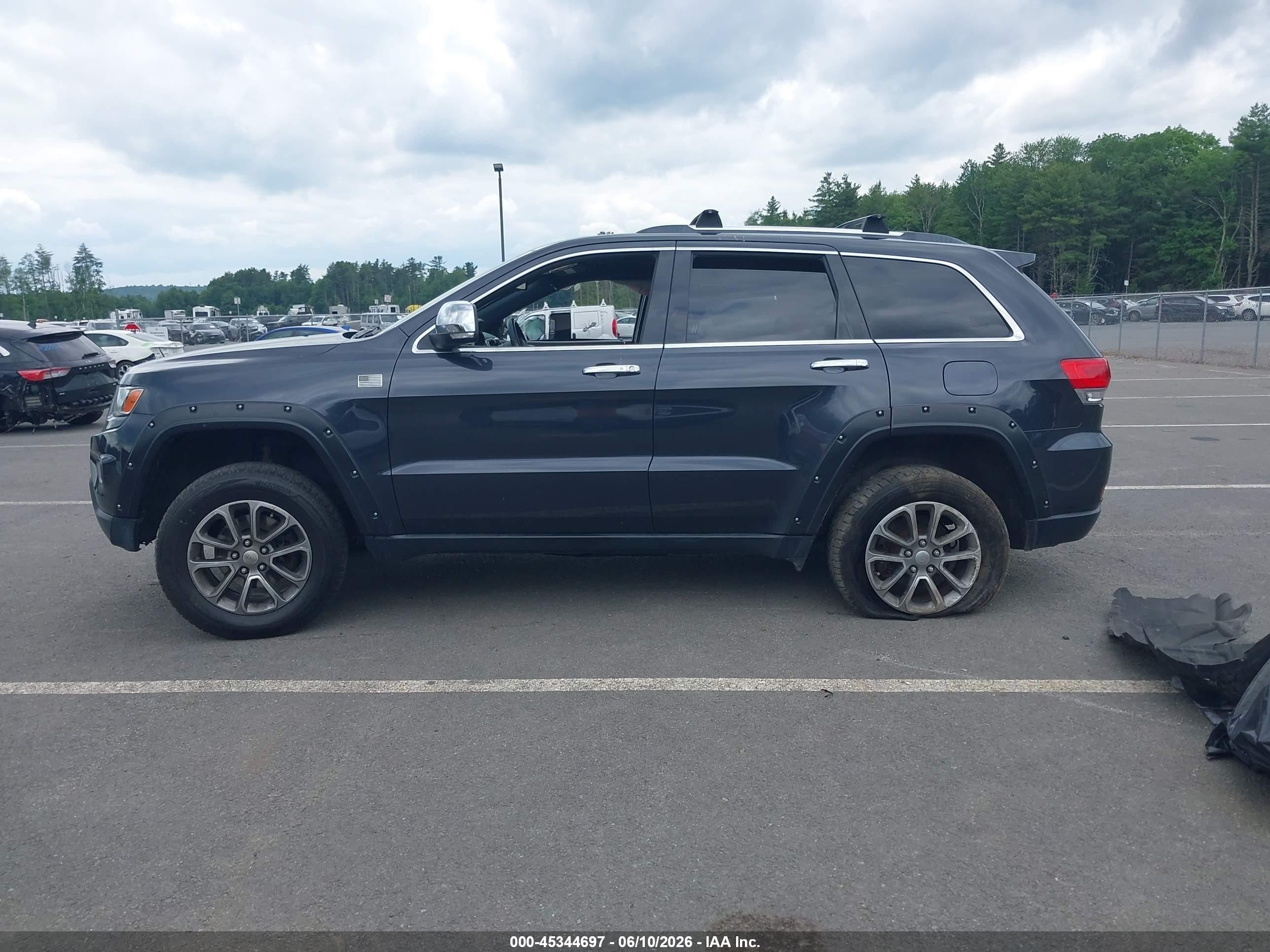 2014 Jeep Grand Cherokee Limited Gray vin: 1C4RJFBG8EC335157
