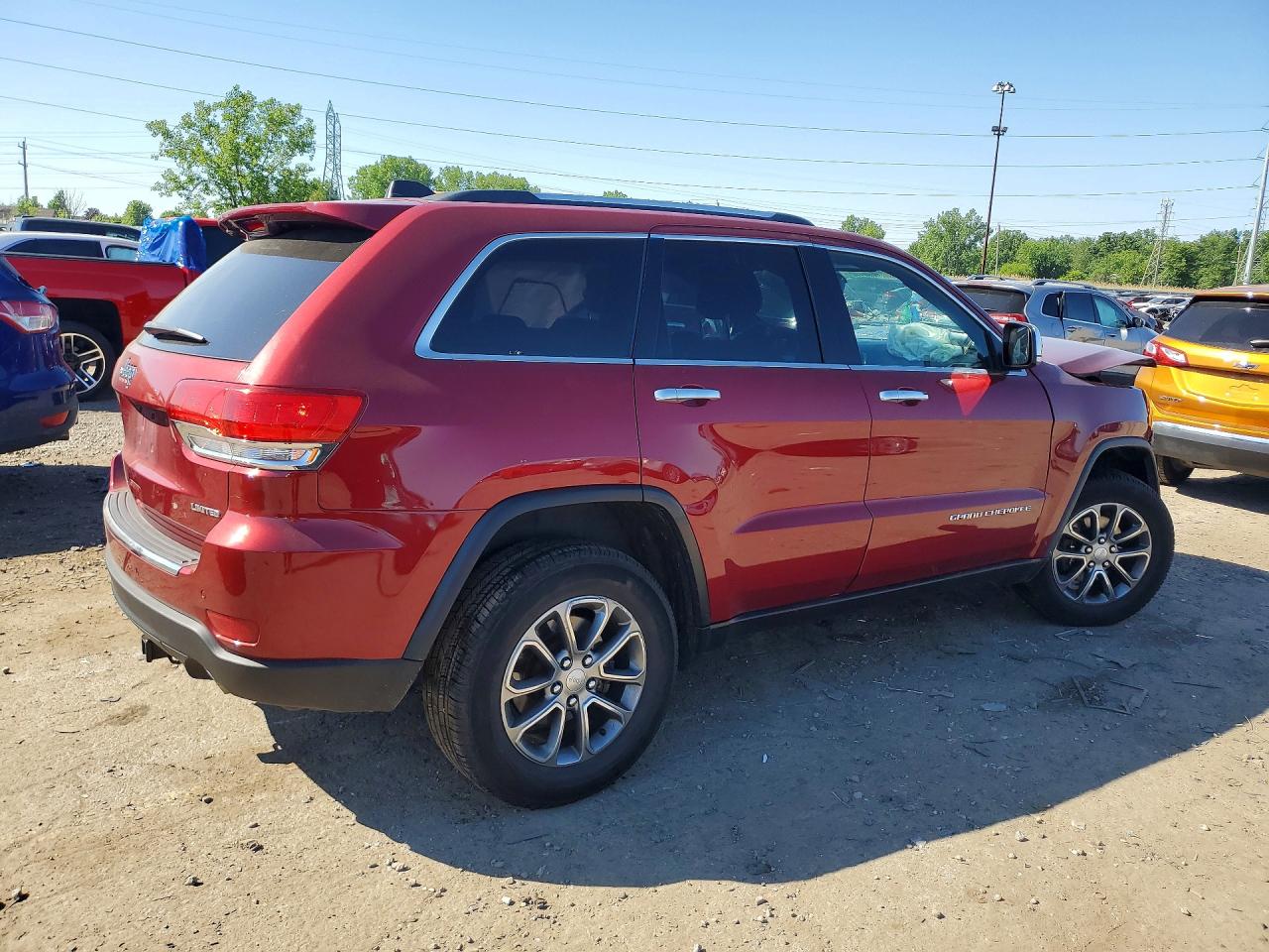2014 Jeep Grand Cherokee Limited Red vin: 1C4RJFBG8EC376047