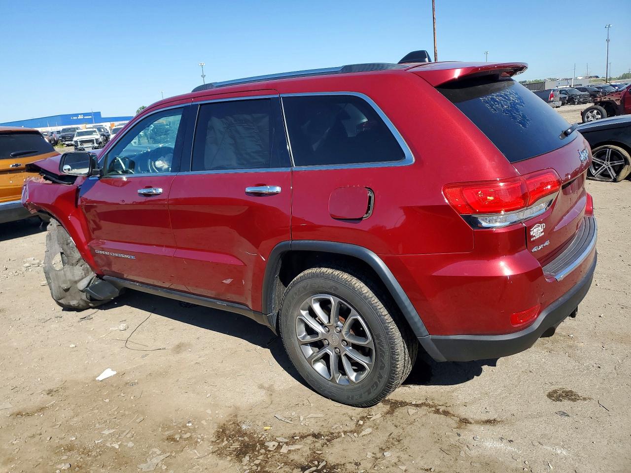 2014 Jeep Grand Cherokee Limited Red vin: 1C4RJFBG8EC376047