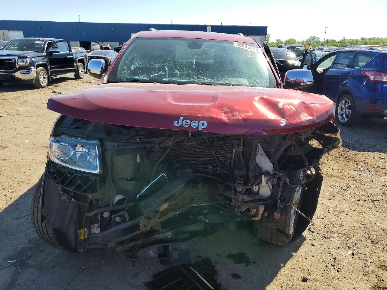 2014 Jeep Grand Cherokee Limited Red vin: 1C4RJFBG8EC376047