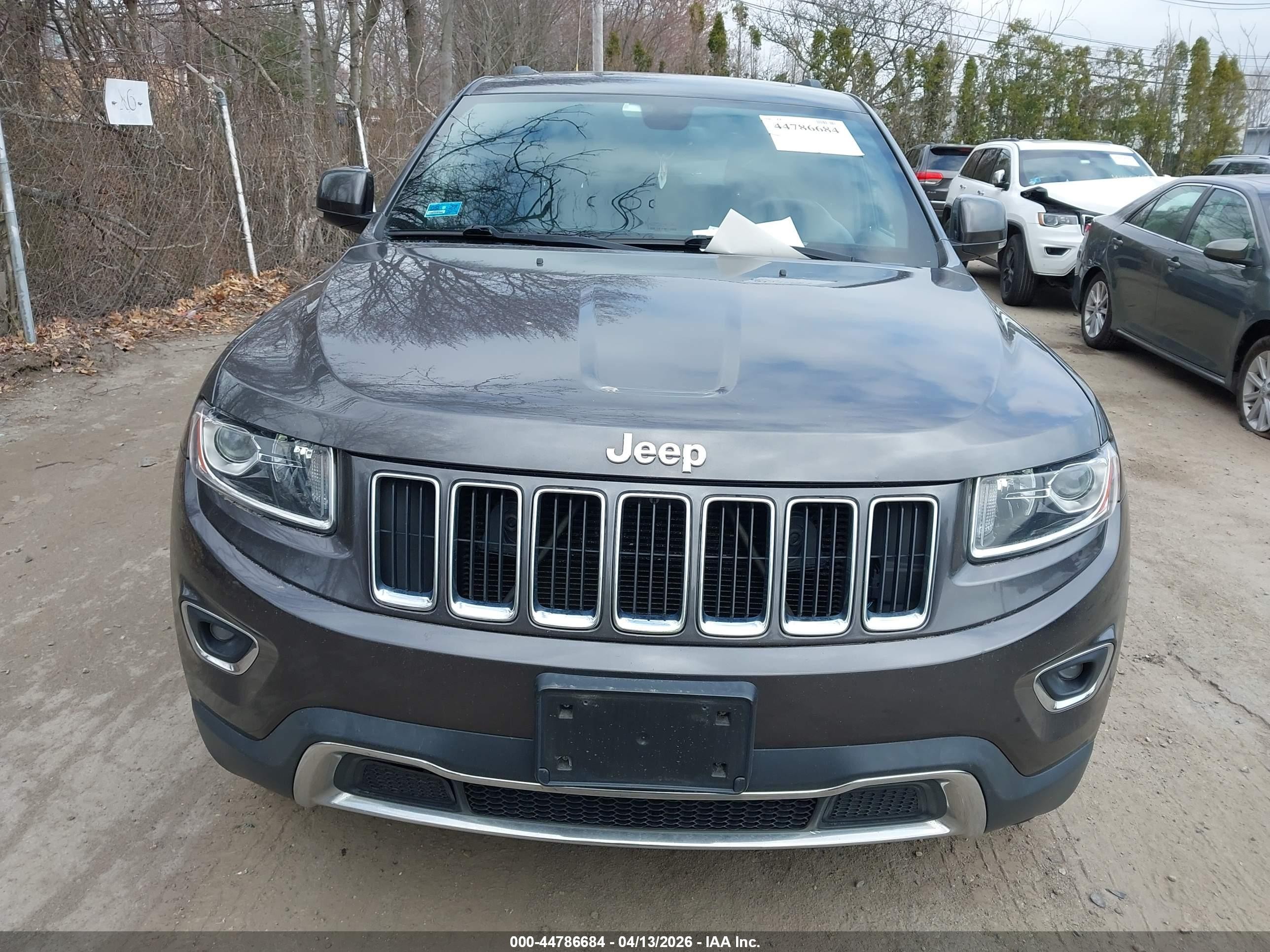 2014 Jeep Grand Cherokee Limited Gray vin: 1C4RJFBG8EC395729