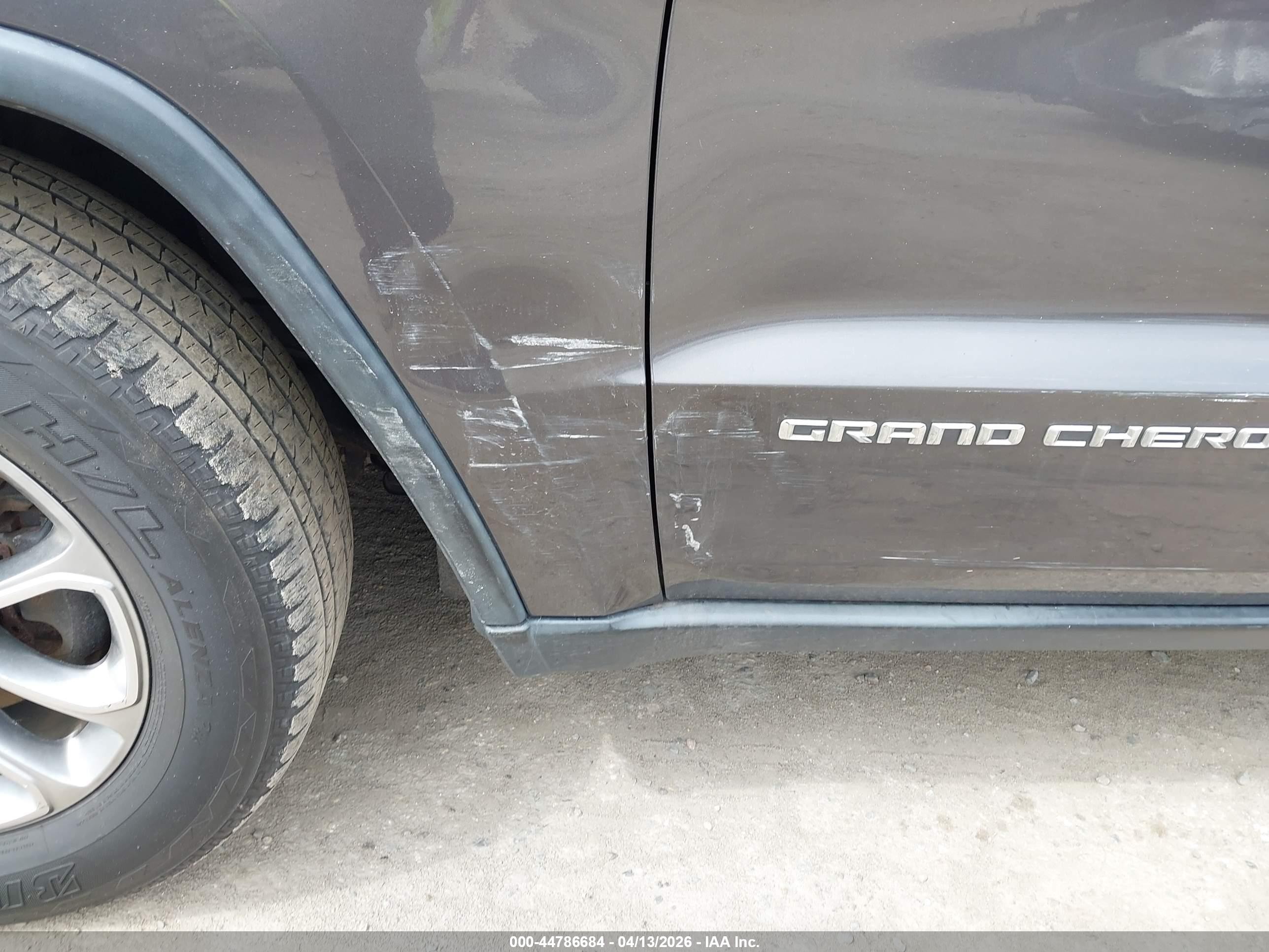 2014 Jeep Grand Cherokee Limited Gray vin: 1C4RJFBG8EC395729