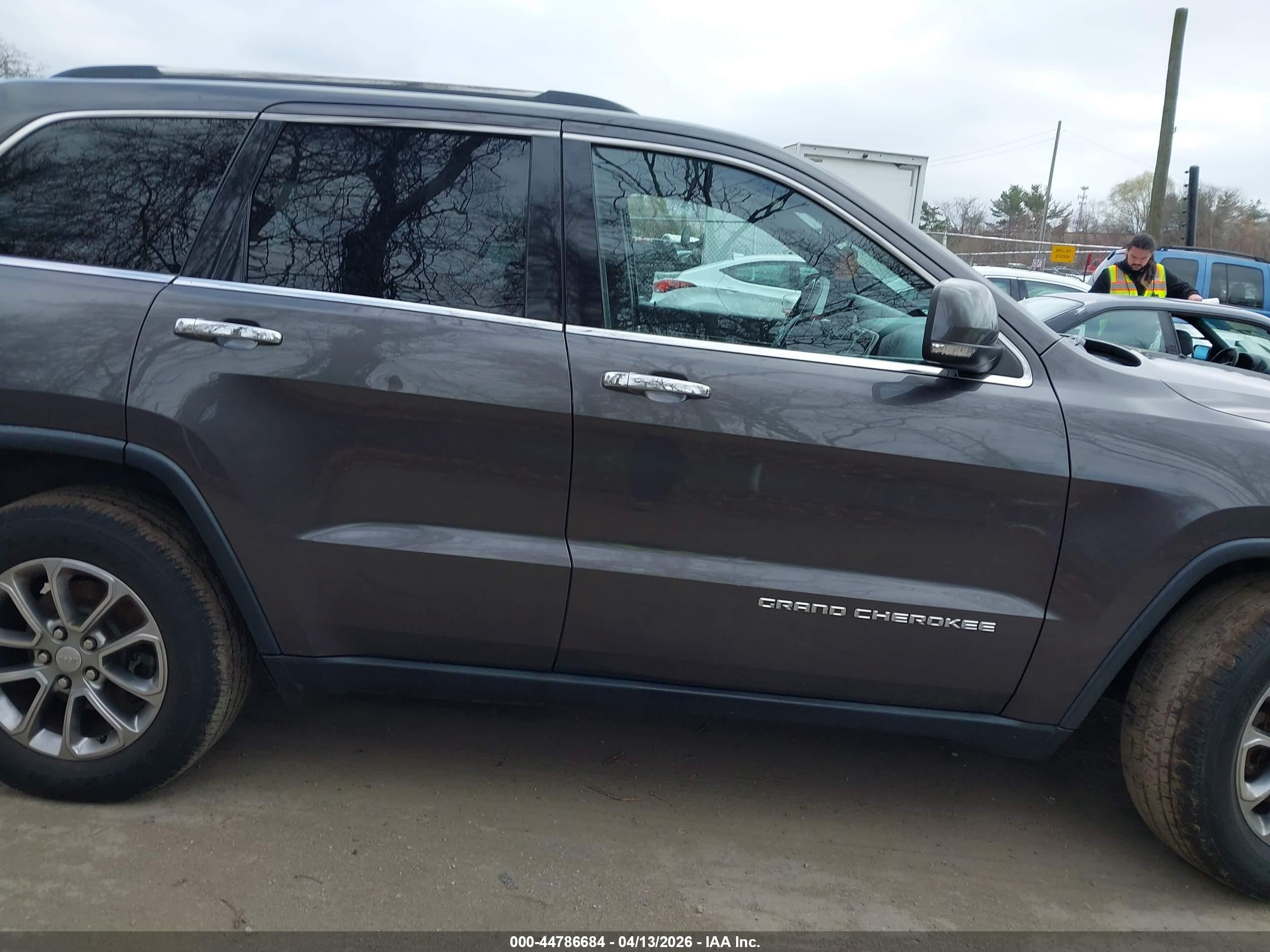 2014 Jeep Grand Cherokee Limited Gray vin: 1C4RJFBG8EC395729