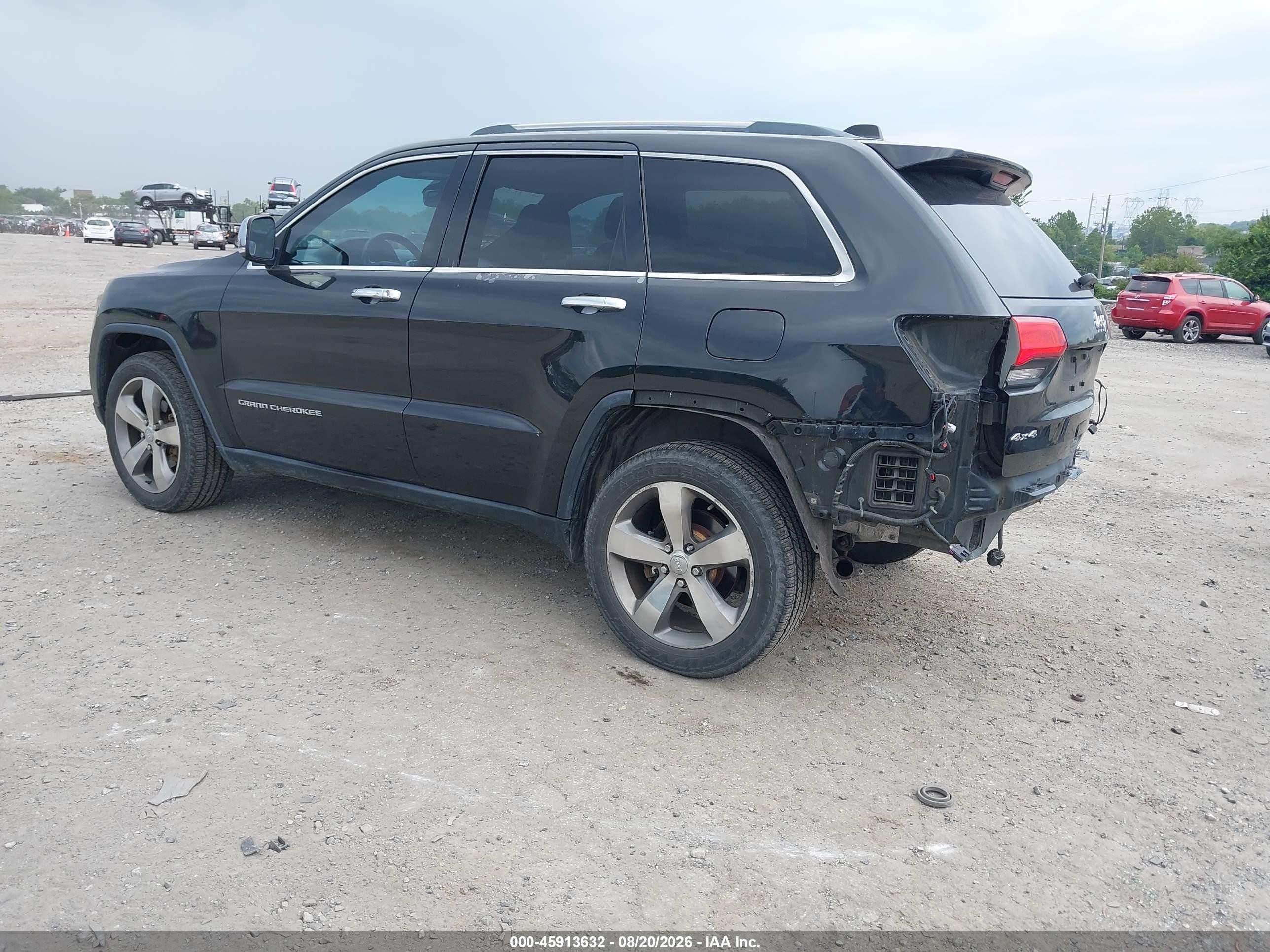 2014 Jeep Grand Cherokee Limited Черный vin: 1C4RJFBG8EC395987
