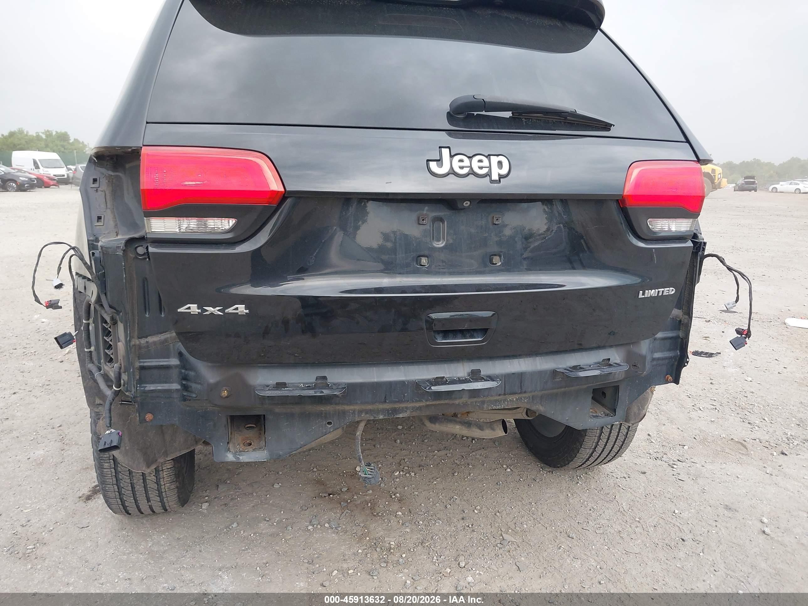 2014 Jeep Grand Cherokee Limited Черный vin: 1C4RJFBG8EC395987