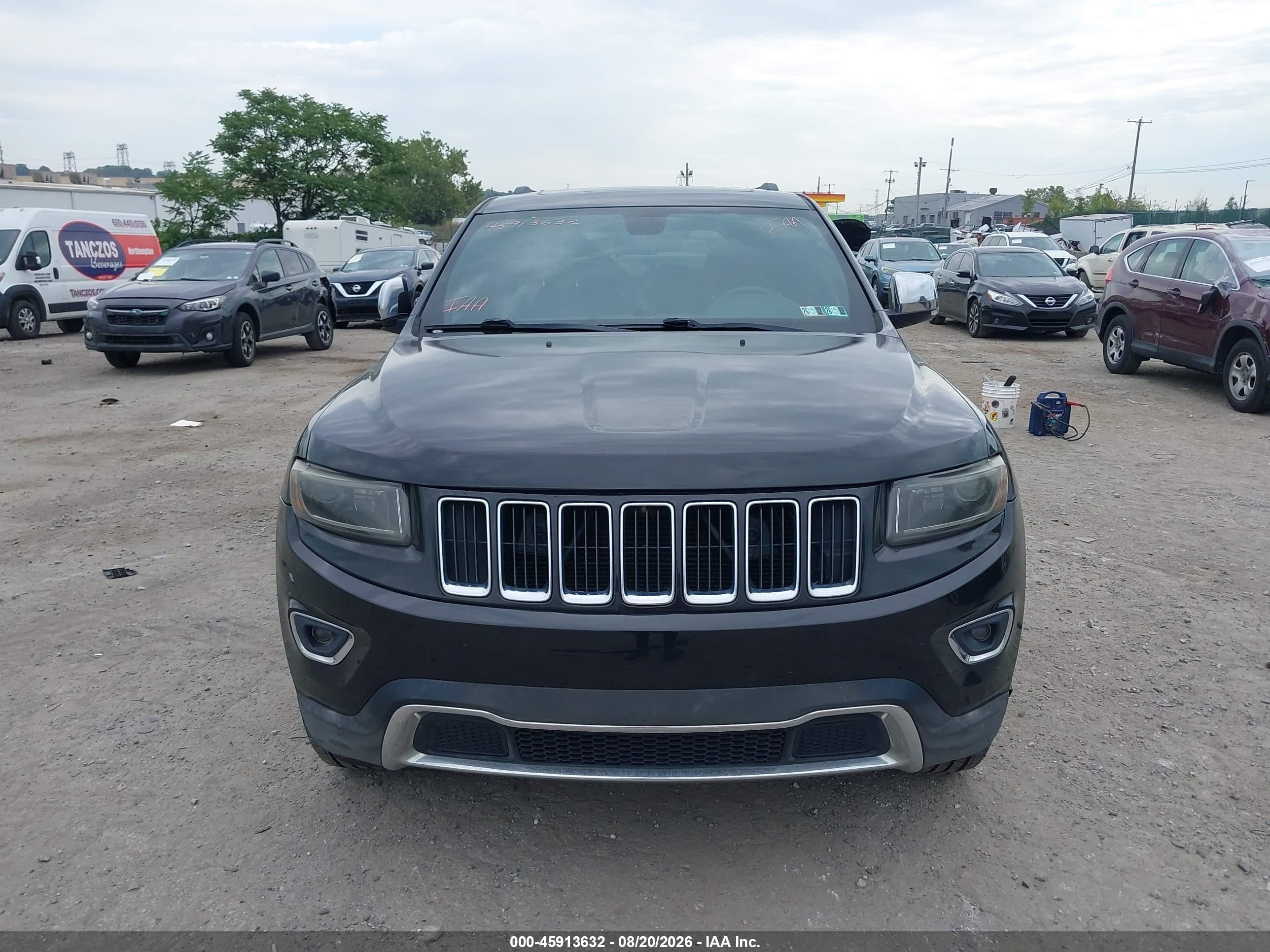 2014 Jeep Grand Cherokee Limited Черный vin: 1C4RJFBG8EC395987