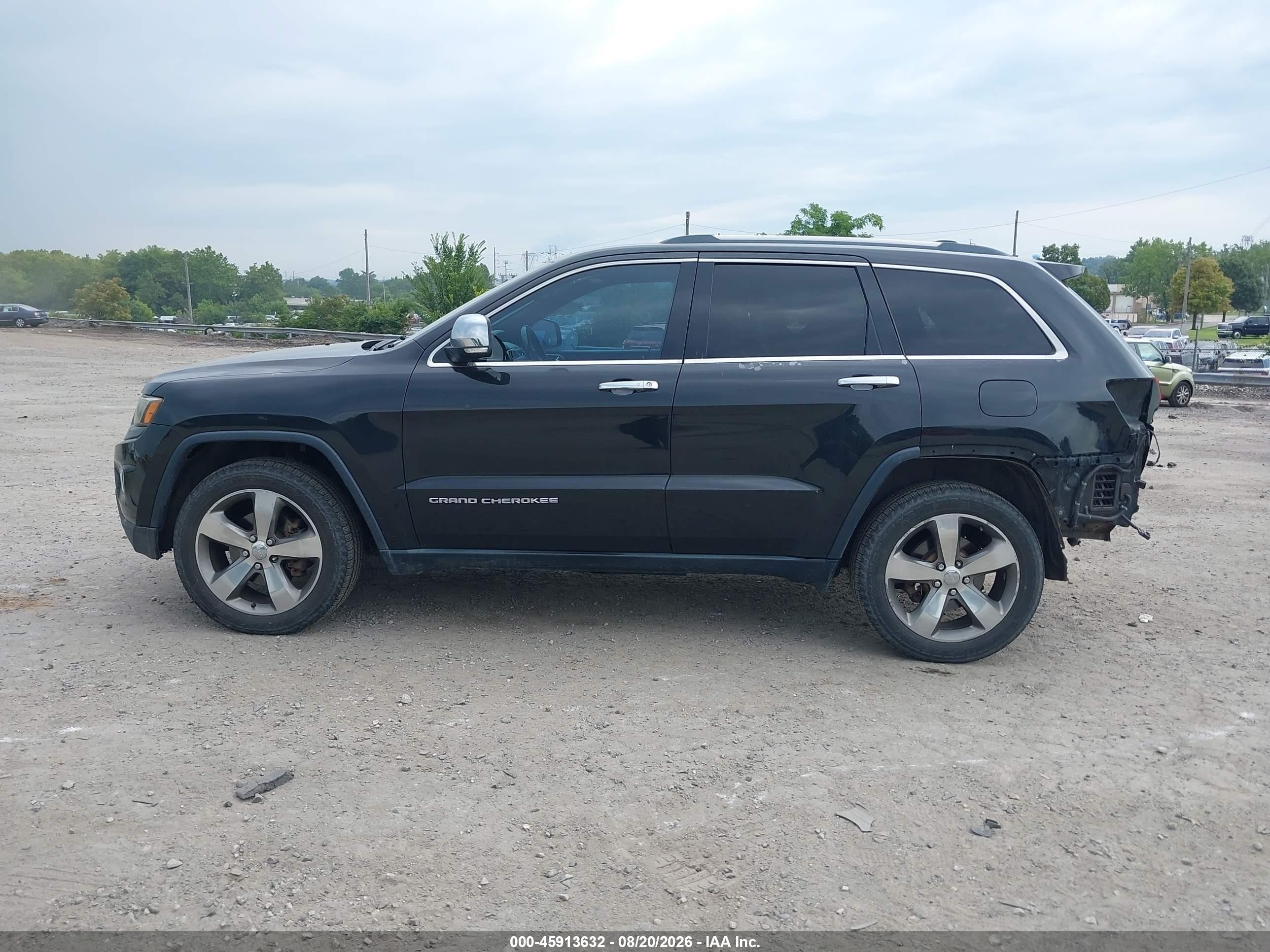 2014 Jeep Grand Cherokee Limited Черный vin: 1C4RJFBG8EC395987