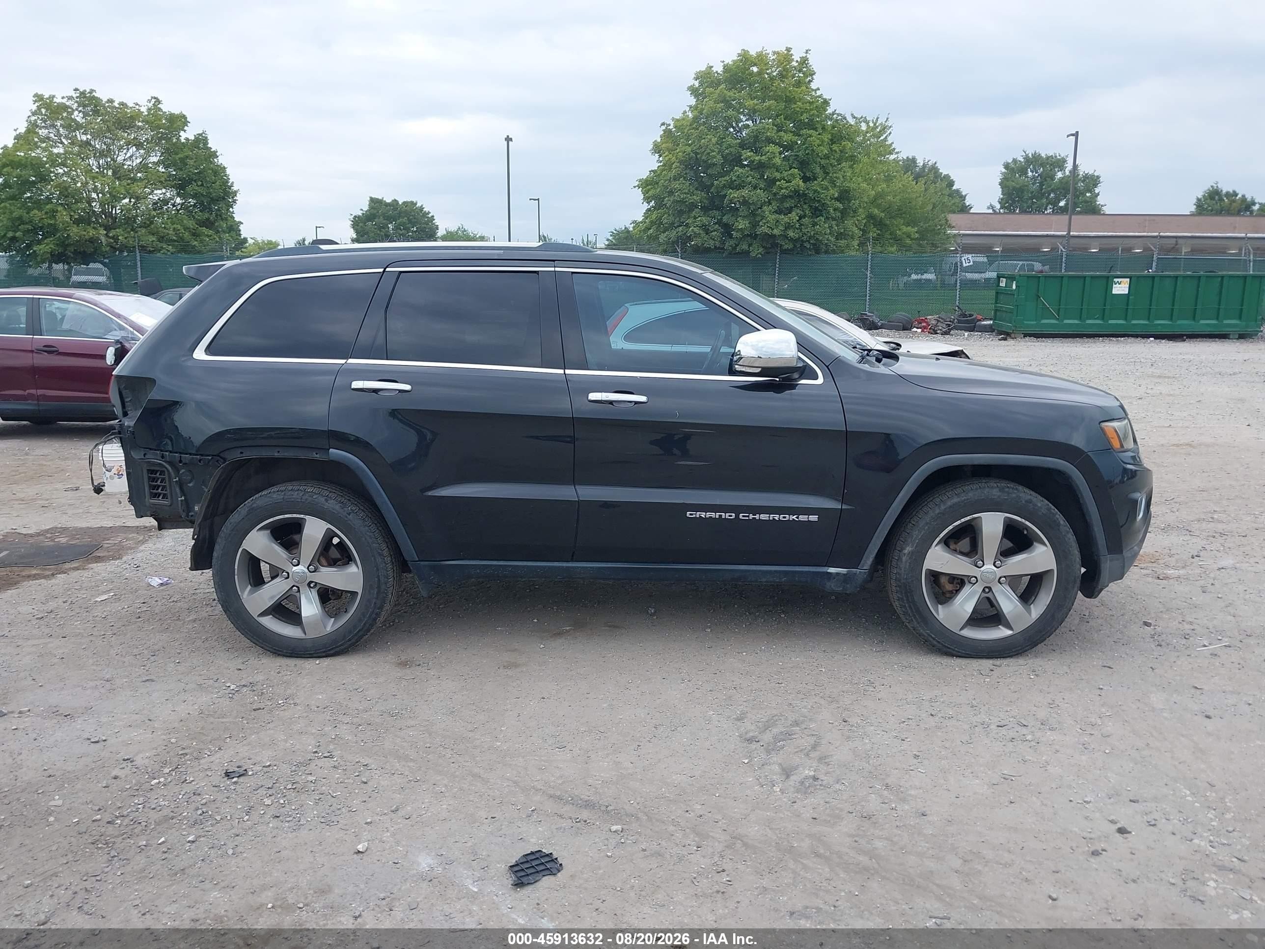 2014 Jeep Grand Cherokee Limited Черный vin: 1C4RJFBG8EC395987